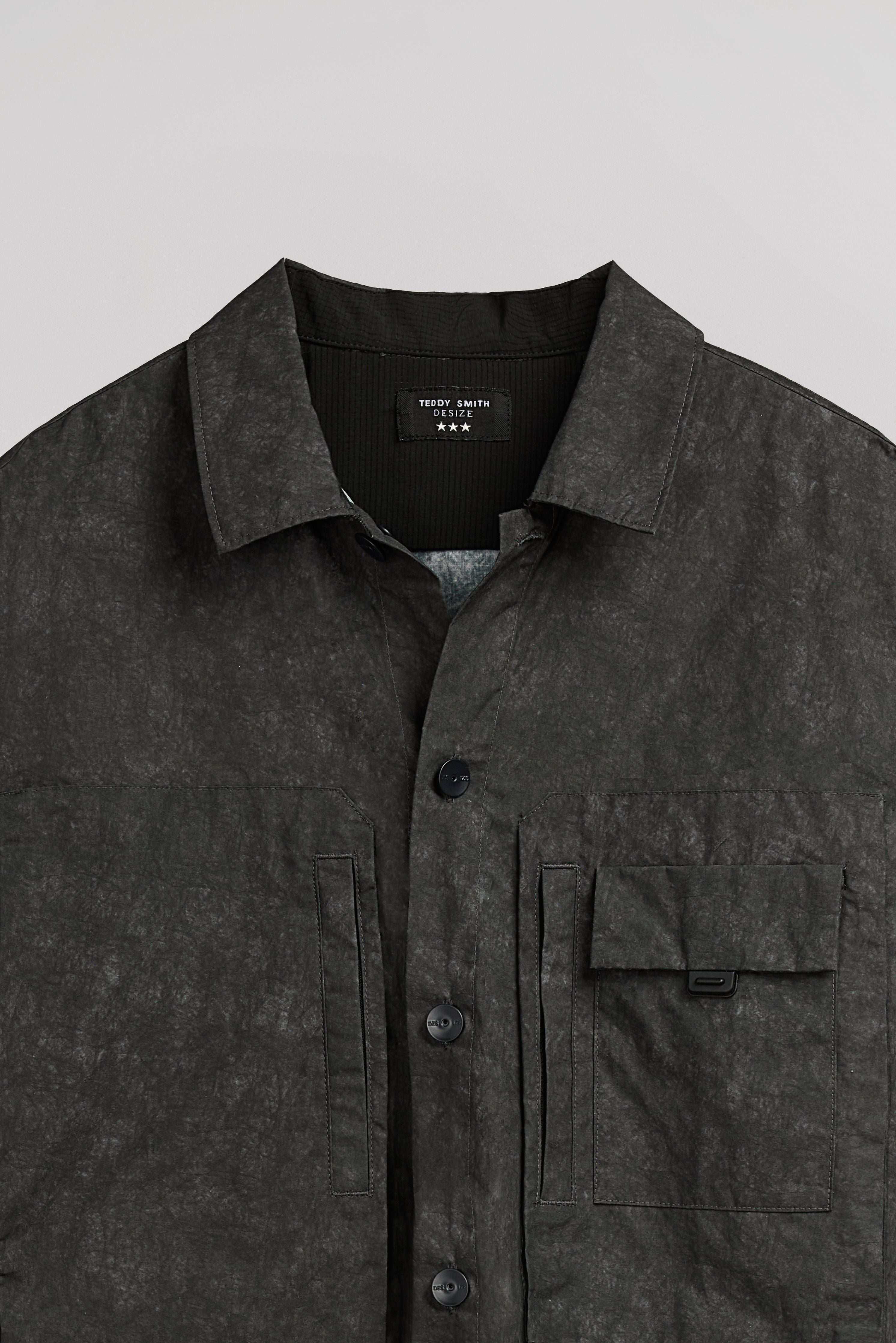 Teddy Smith C-Nylson surchemise noir homme coton