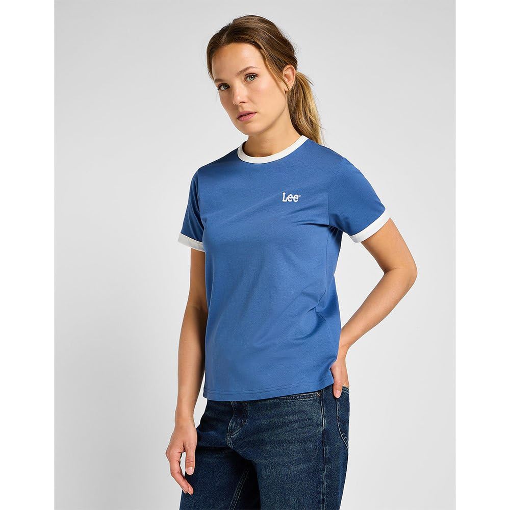 Lee Ringer Tee t-shirt femme bleu regular