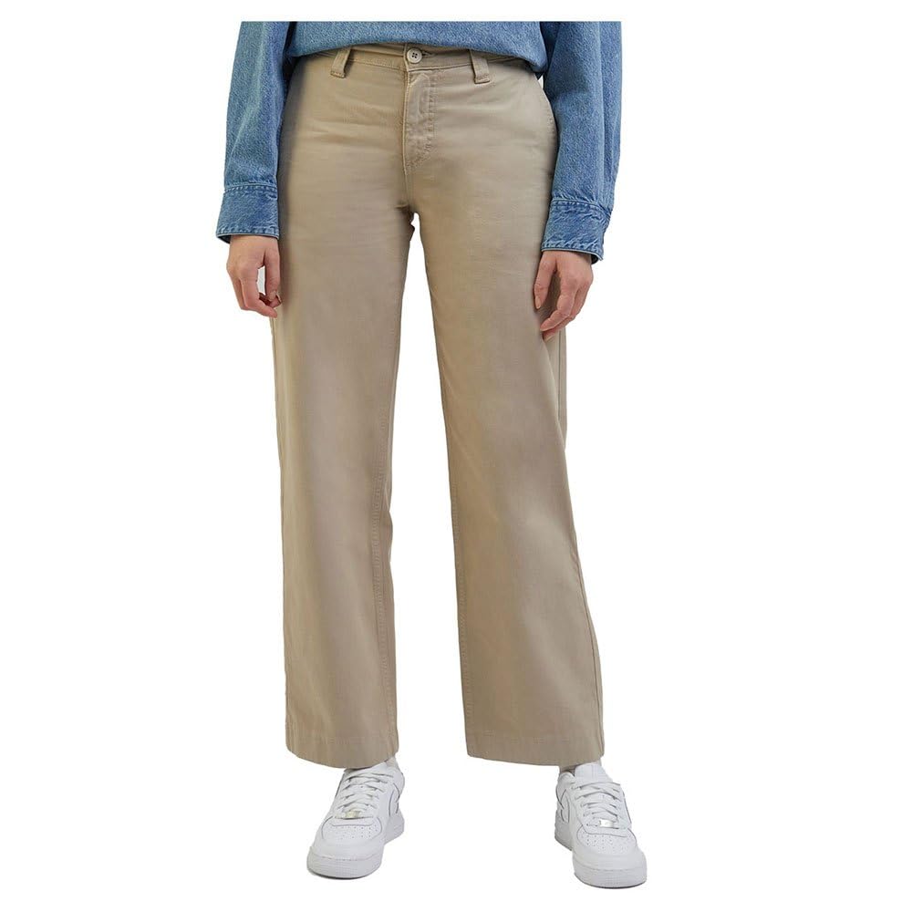 Lee Chino droit classique femme Salina Stone toile coton