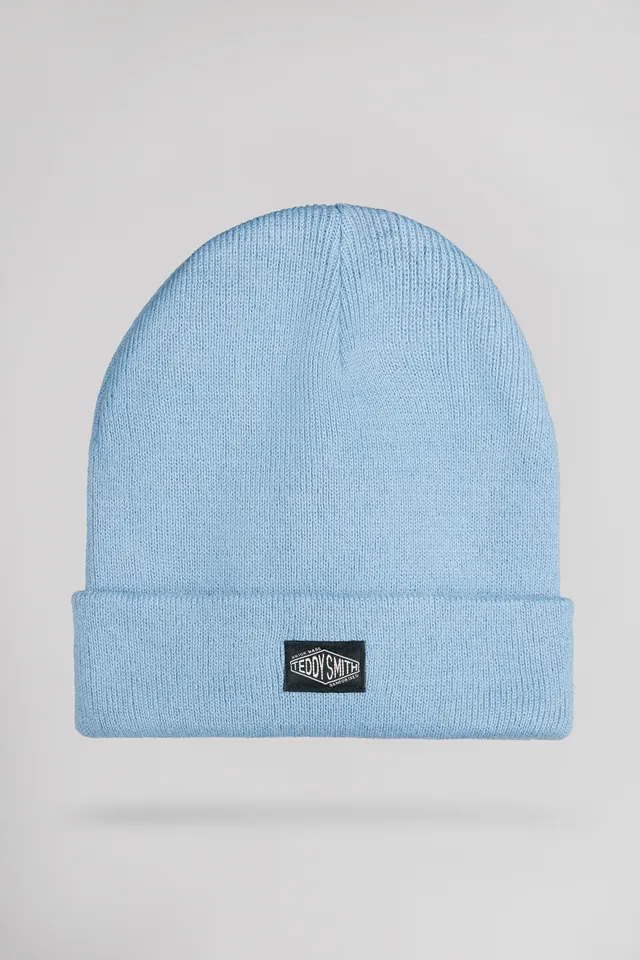 Teddy Smith B-Neo bonnet homme bleu gris acrylique