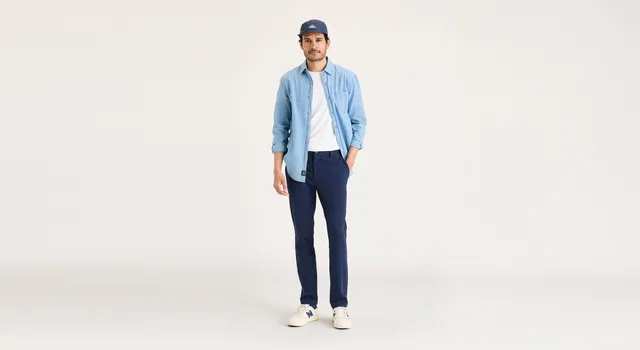 Dockers Go Activeflex chino skinny bleu marine