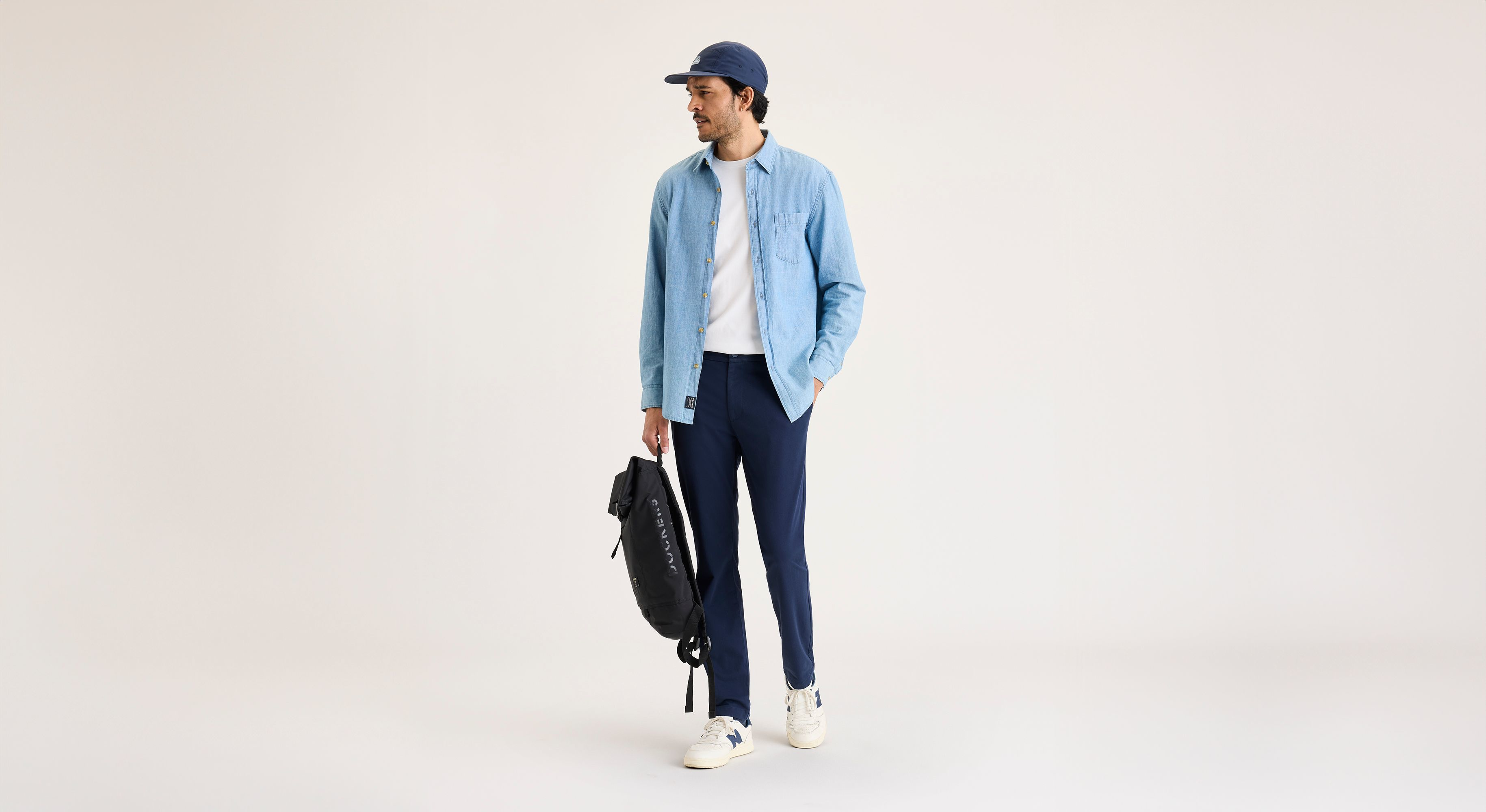 Dockers Go Activeflex chino skinny bleu marine