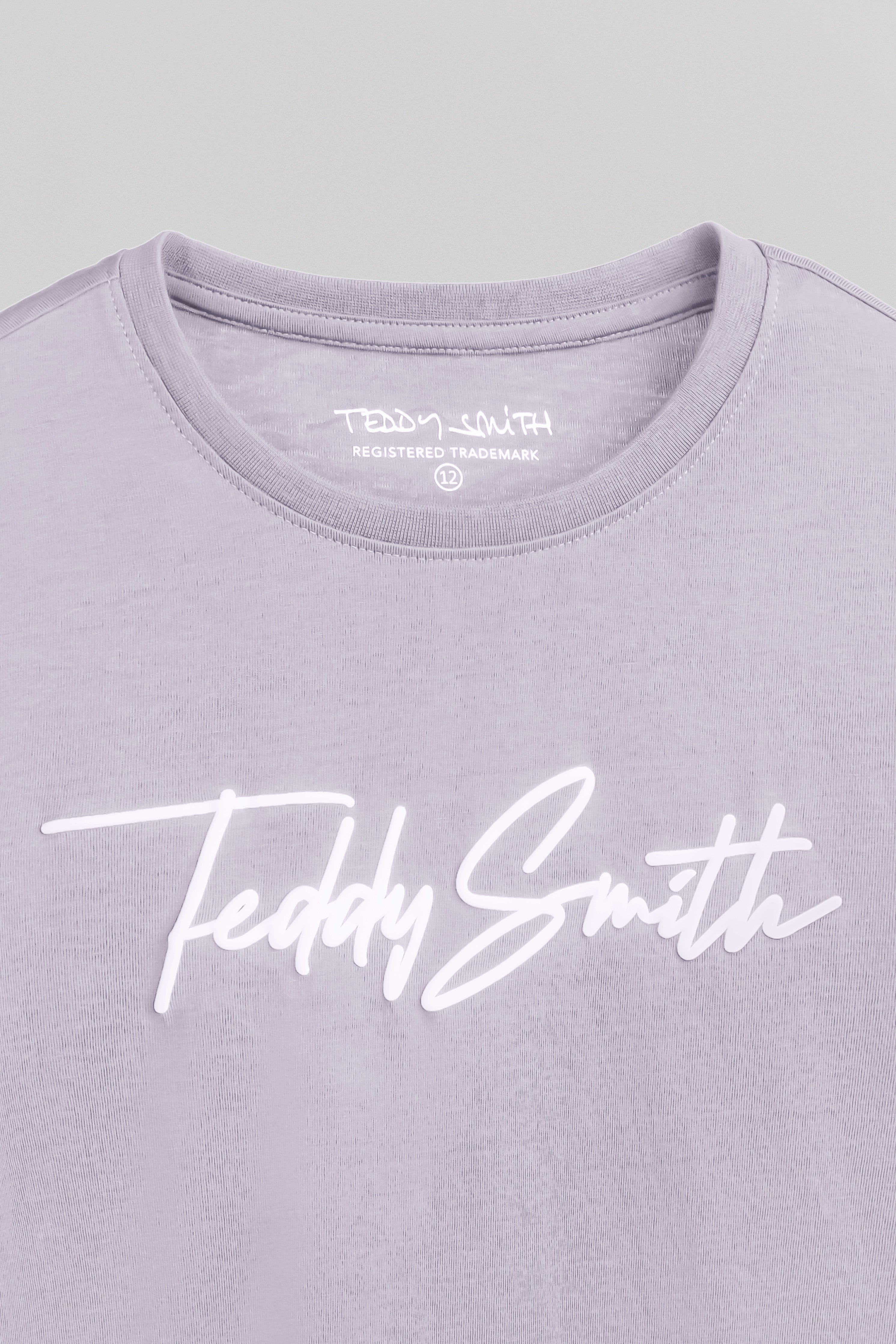 Teddy Smith T-Evan MC Jr t-shirt garçon lavande coton