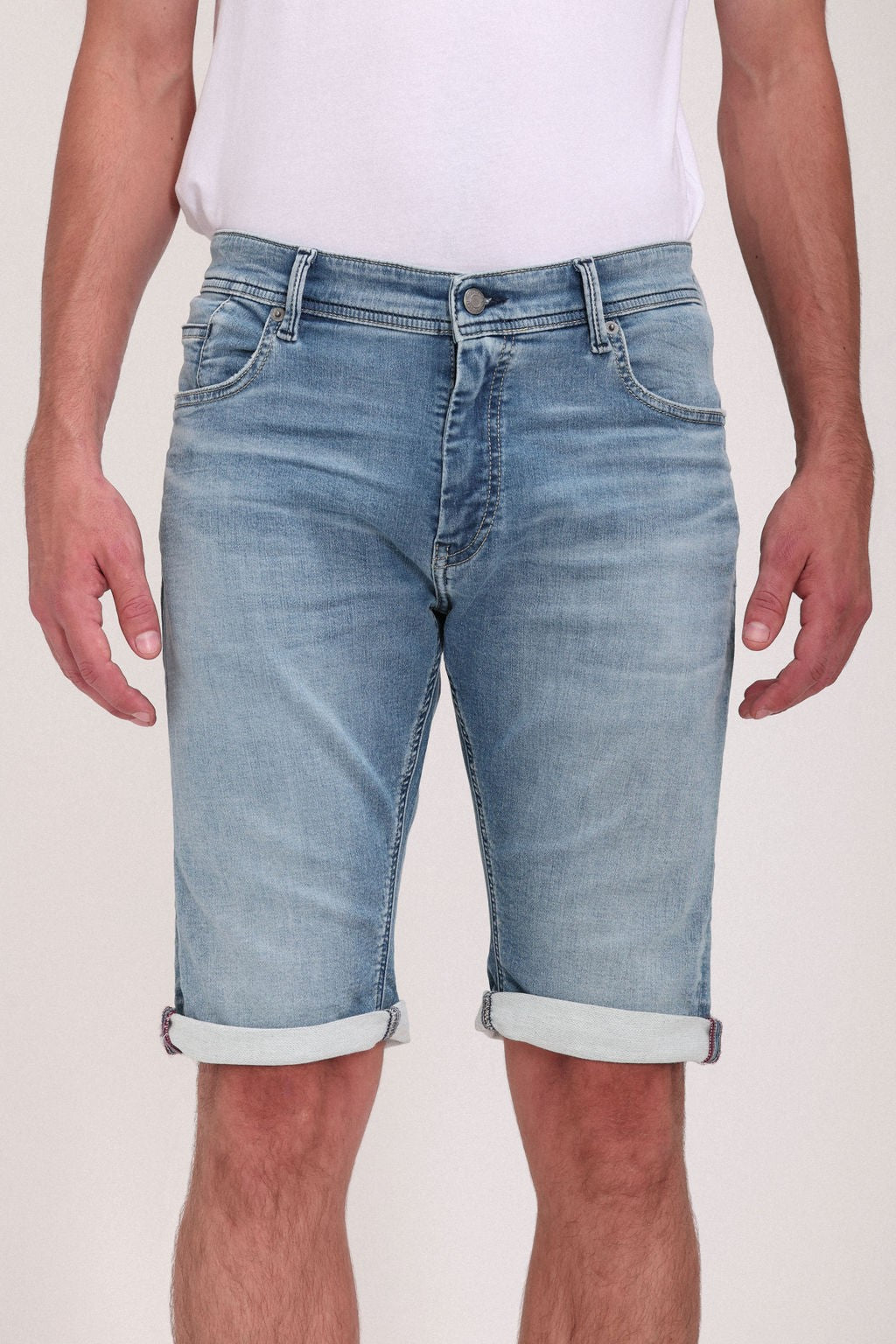 Teddy Smith Scotty 3 bermuda indigo clair sweat denim