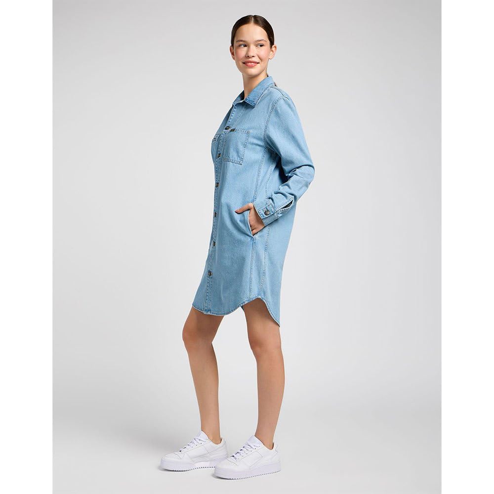 Lee Unionall robe chemise décontractée coton