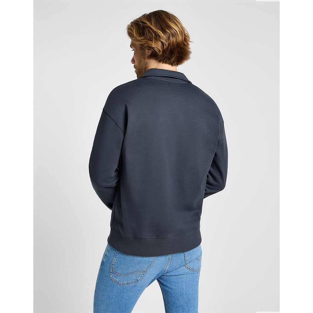 Lee Half Zip SWS sweat homme gris foncé M