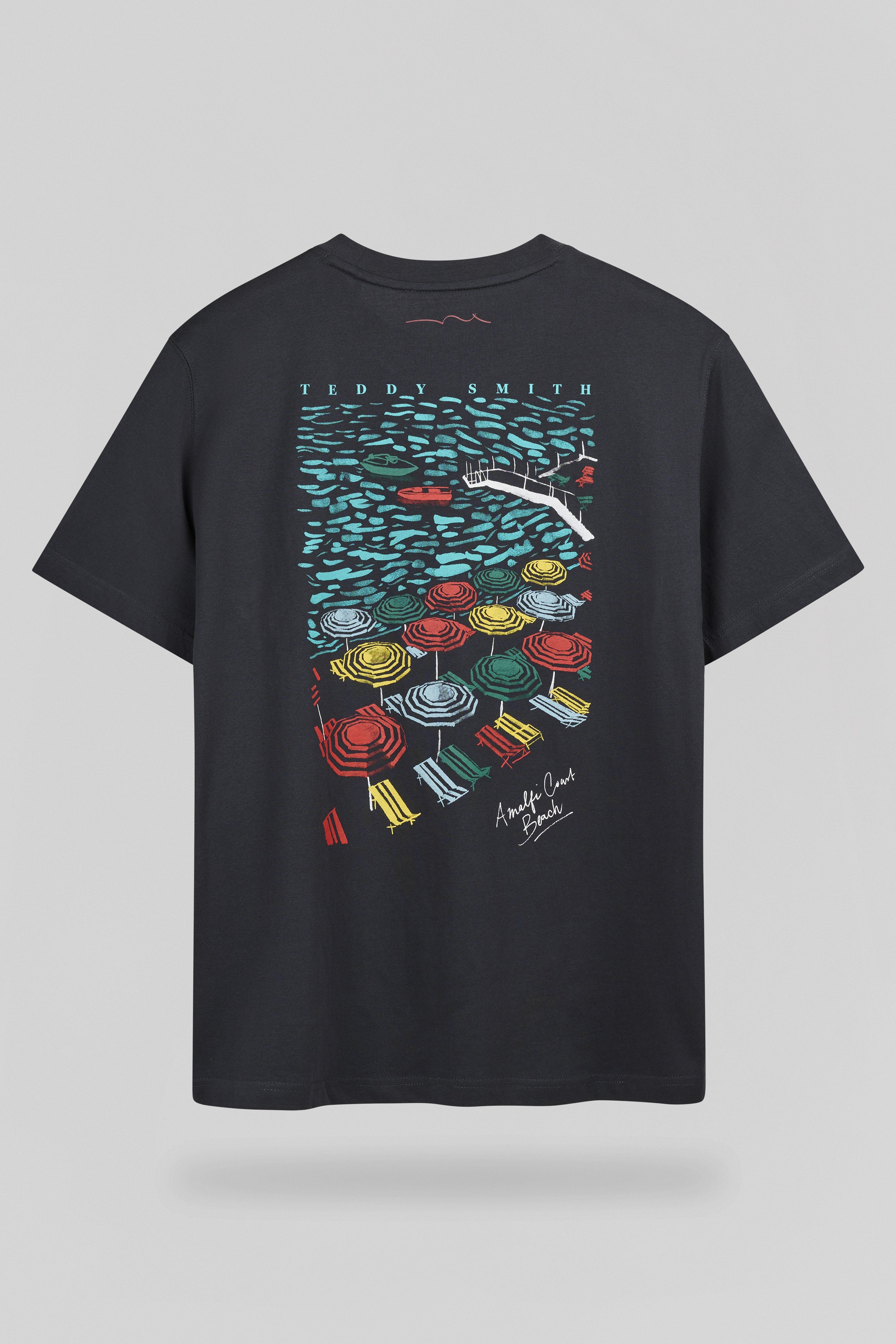 Teddy Smith T-Edric MC t-shirt dark navy homme