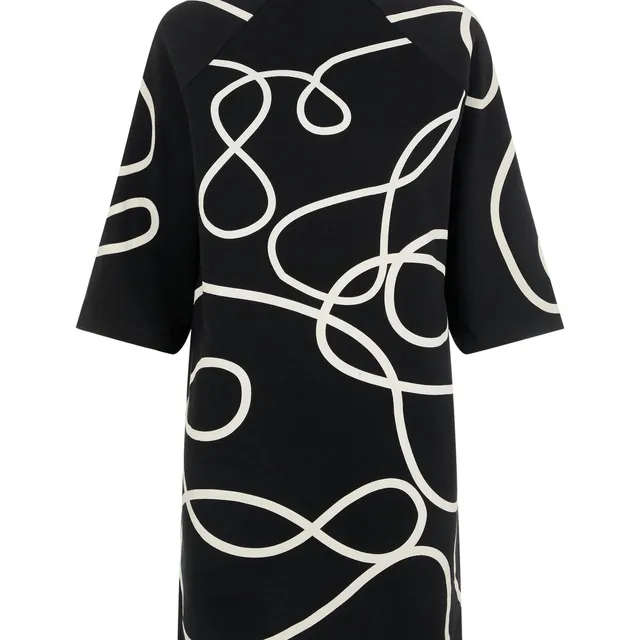 Noisy May robe midi imprimée col montant
