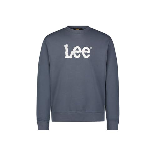 Lee Wobbly Sws sweat homme noir délavé coton