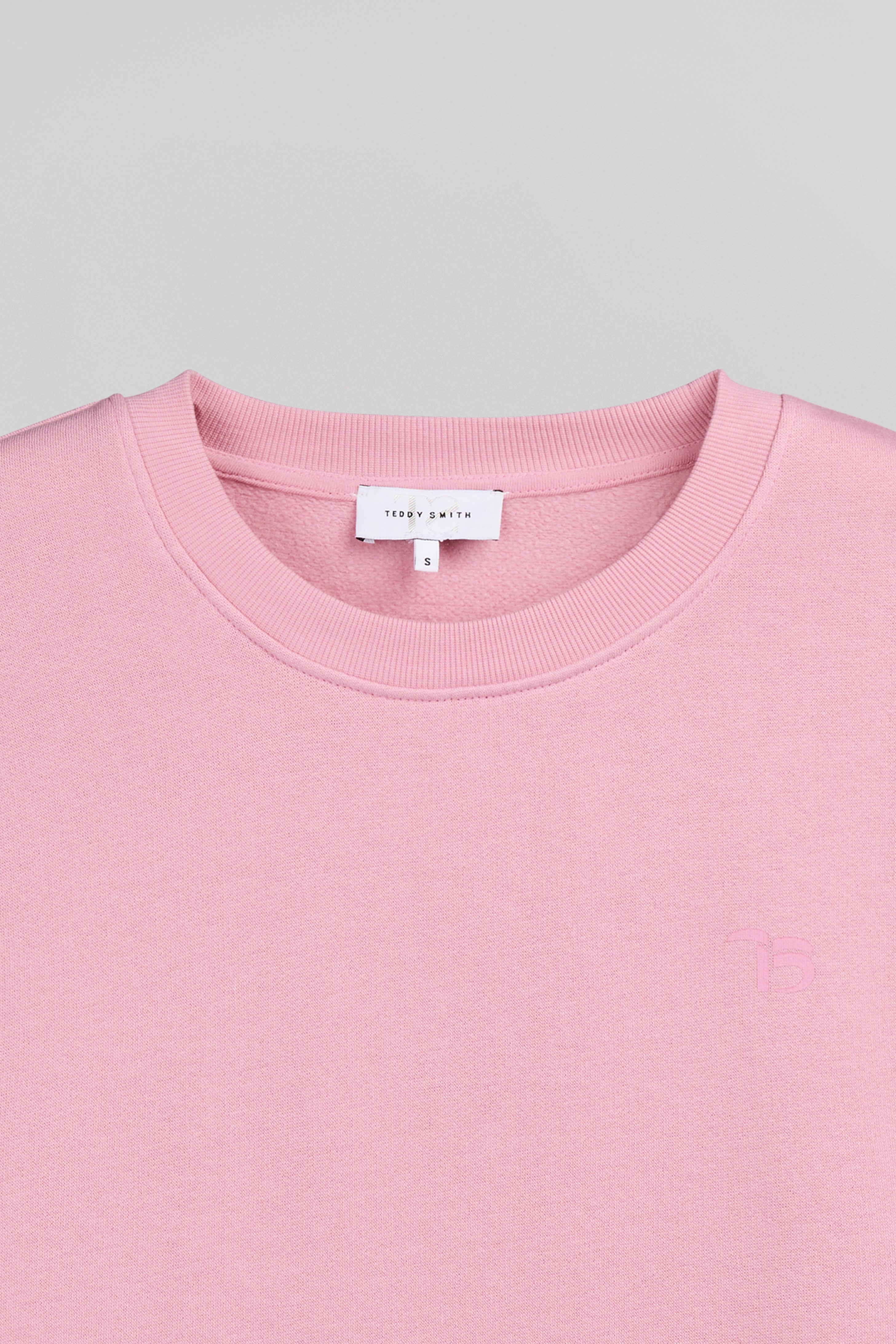 Teddy Smith S-Lucile Rose Bonbon sweat femme ample