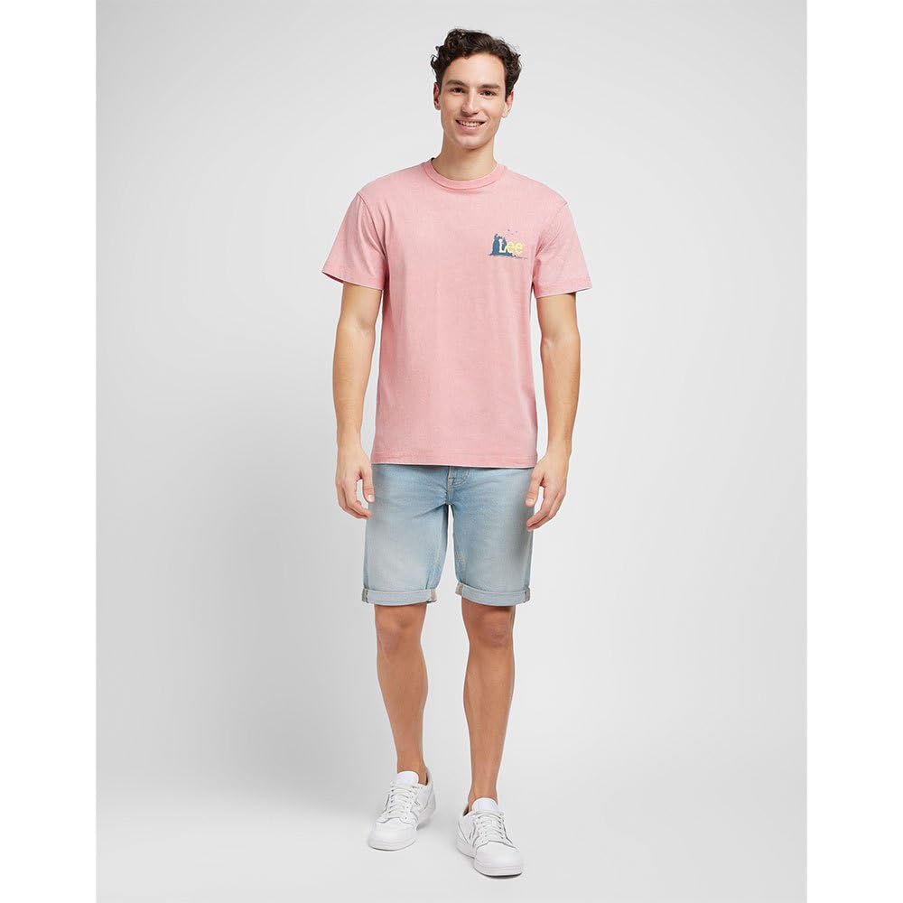 Lee 5 Pocket Short Jean Homme Lake Rain 33W Denim