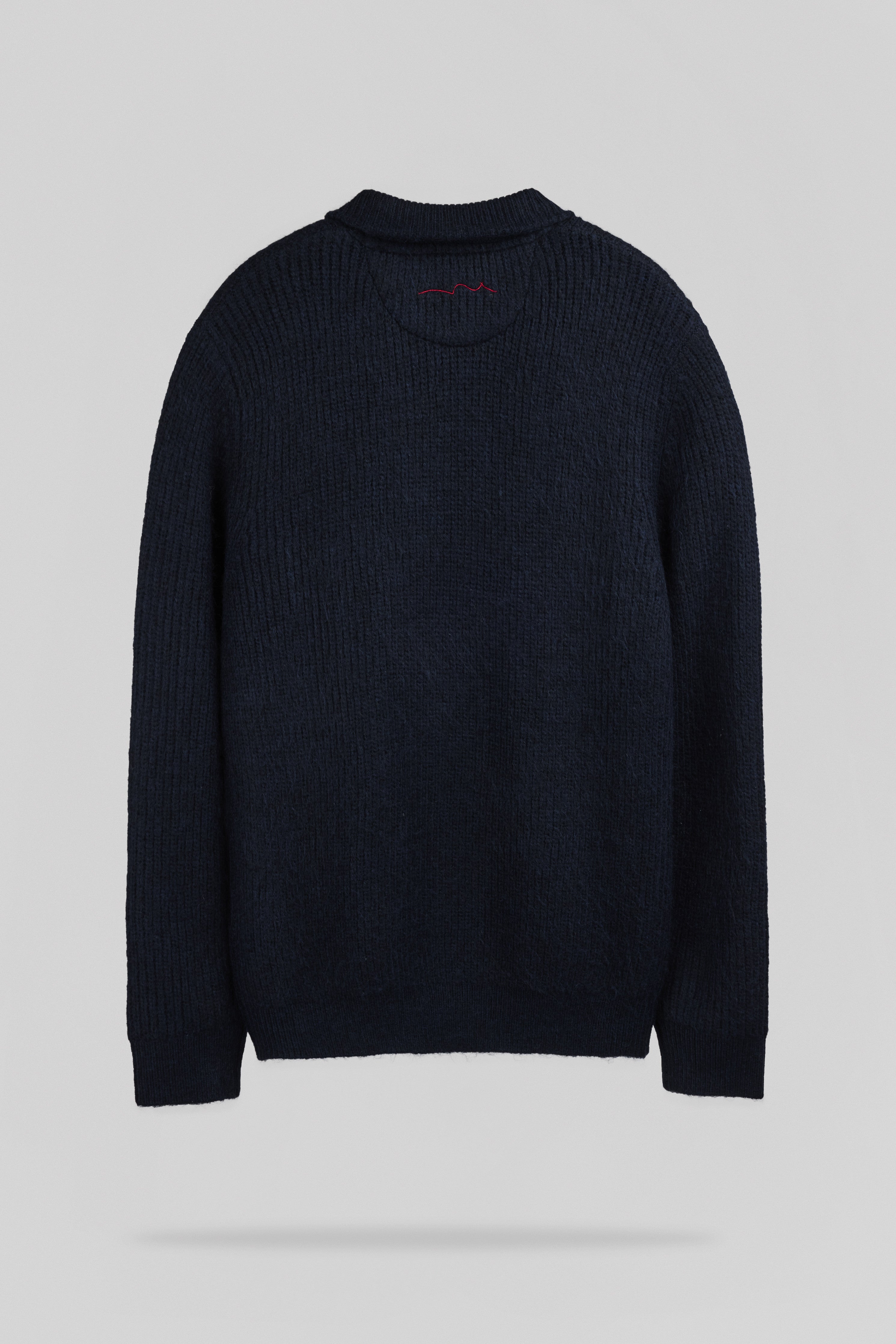 Teddy Smith P-Clayton pull dark navy camionneur zippé