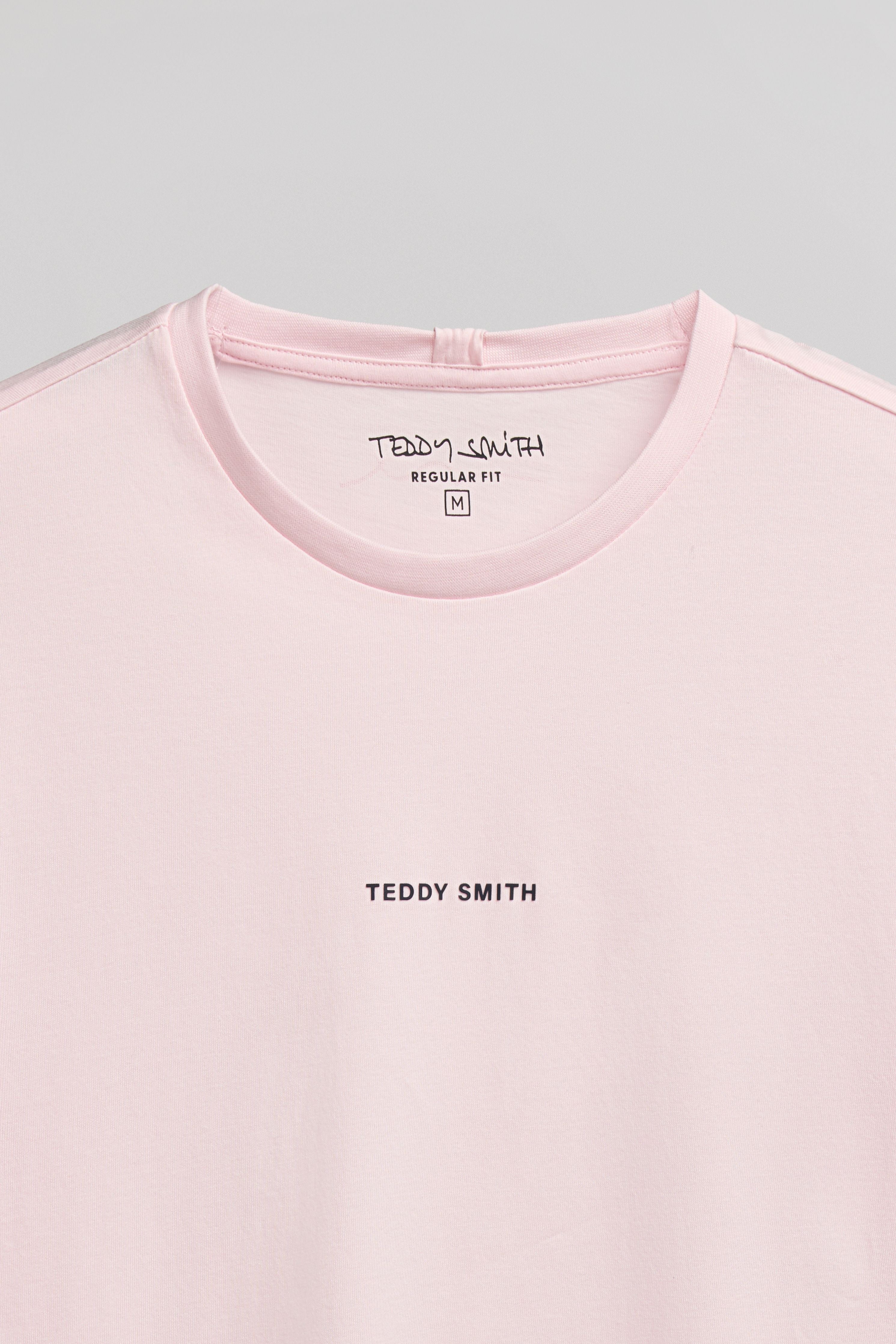 Teddy Smith T-Soy 2 MC t-shirt rose homme