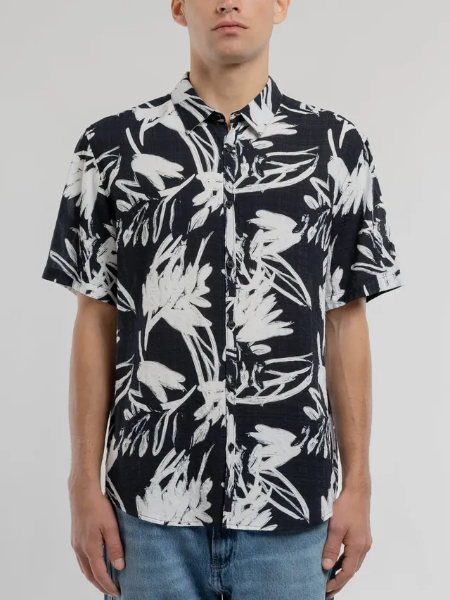 Teddy Smith C-Dixon MC chemise dark navy manches courtes
