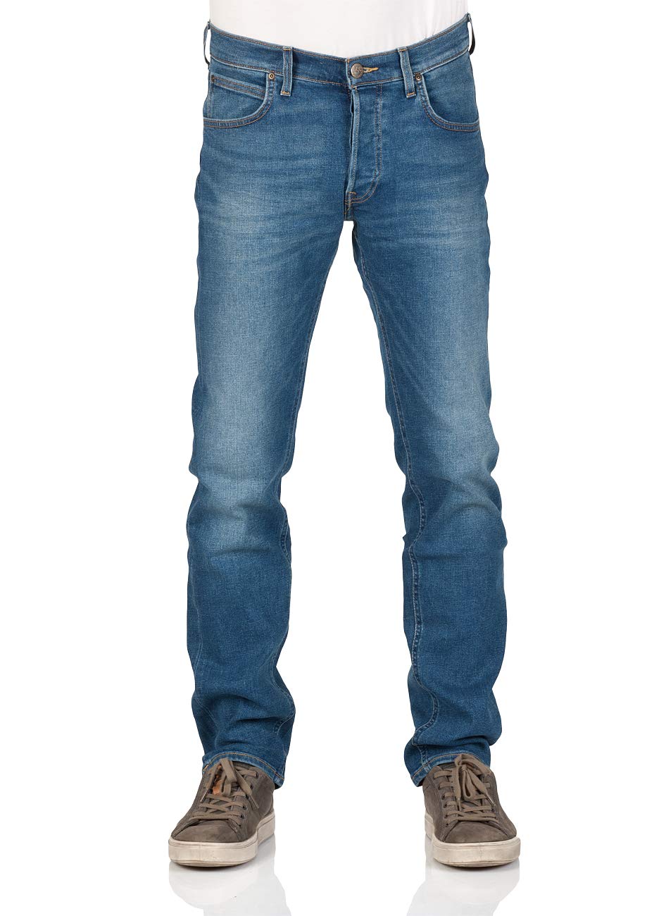 Lee Daren jean homme droit bleu denim stretch coton