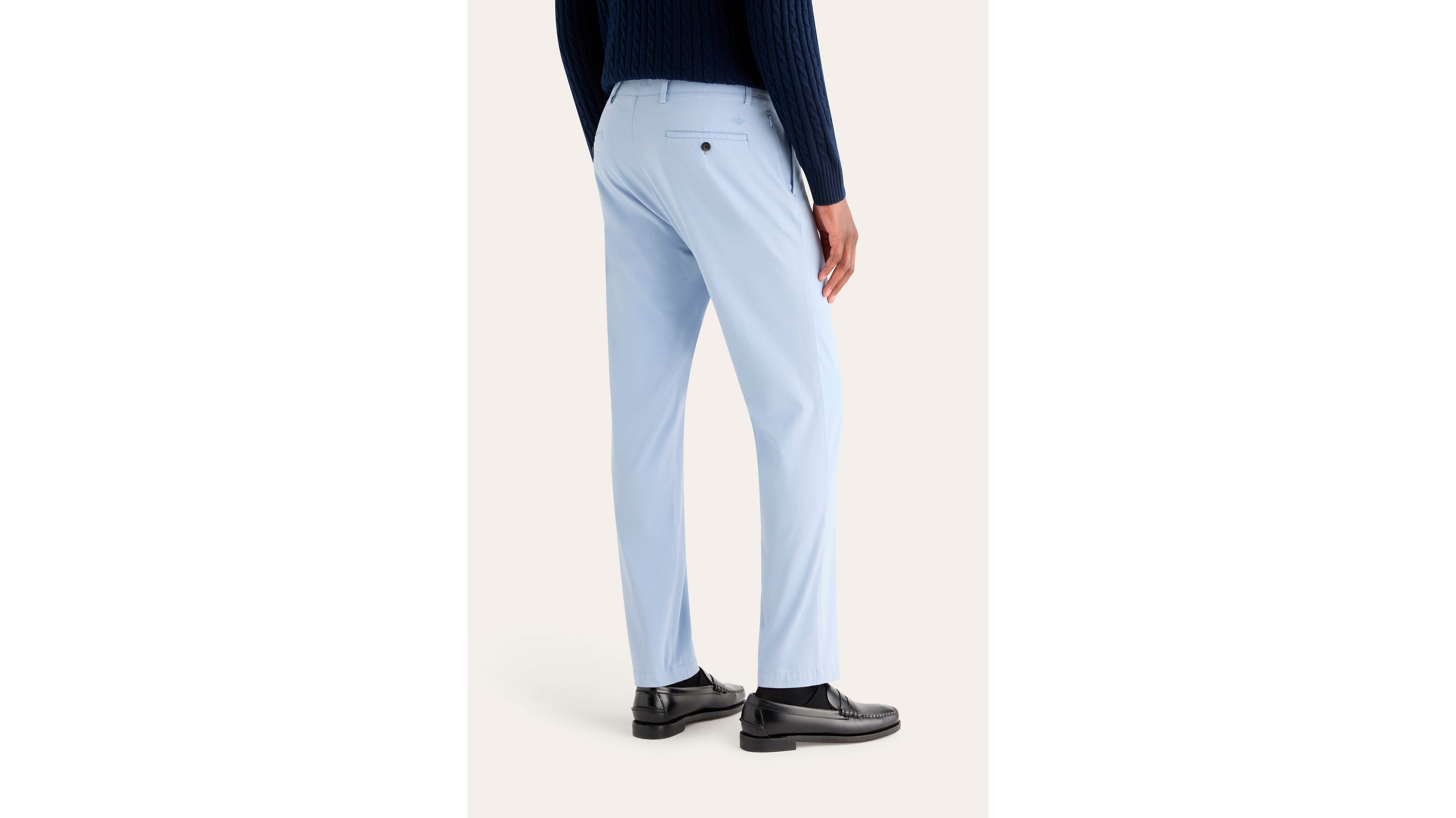 Dockers Crafted Khaki pantalon homme bleu slim