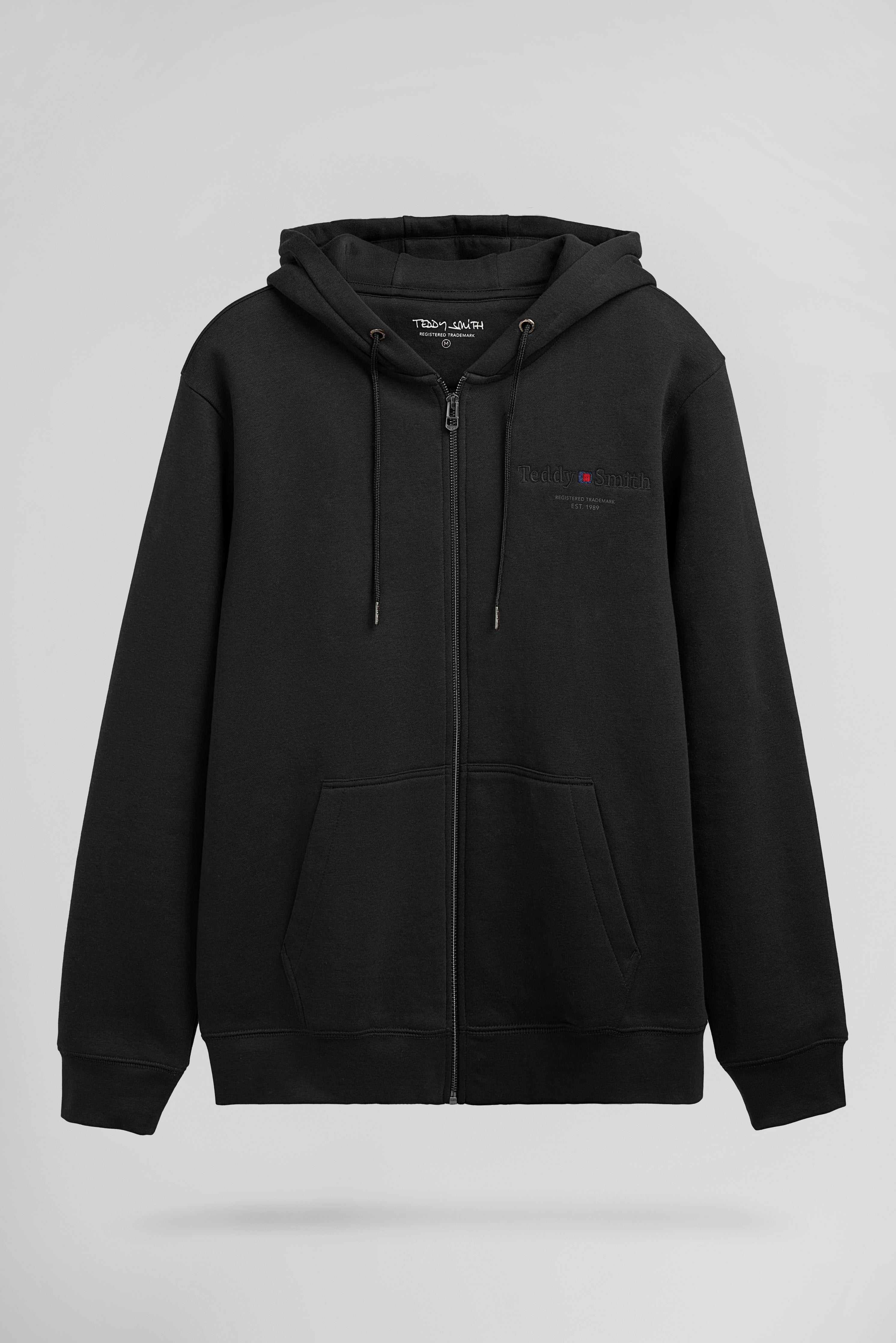 Teddy Smith Giclass Jim HZ gilet sweat capuche noir