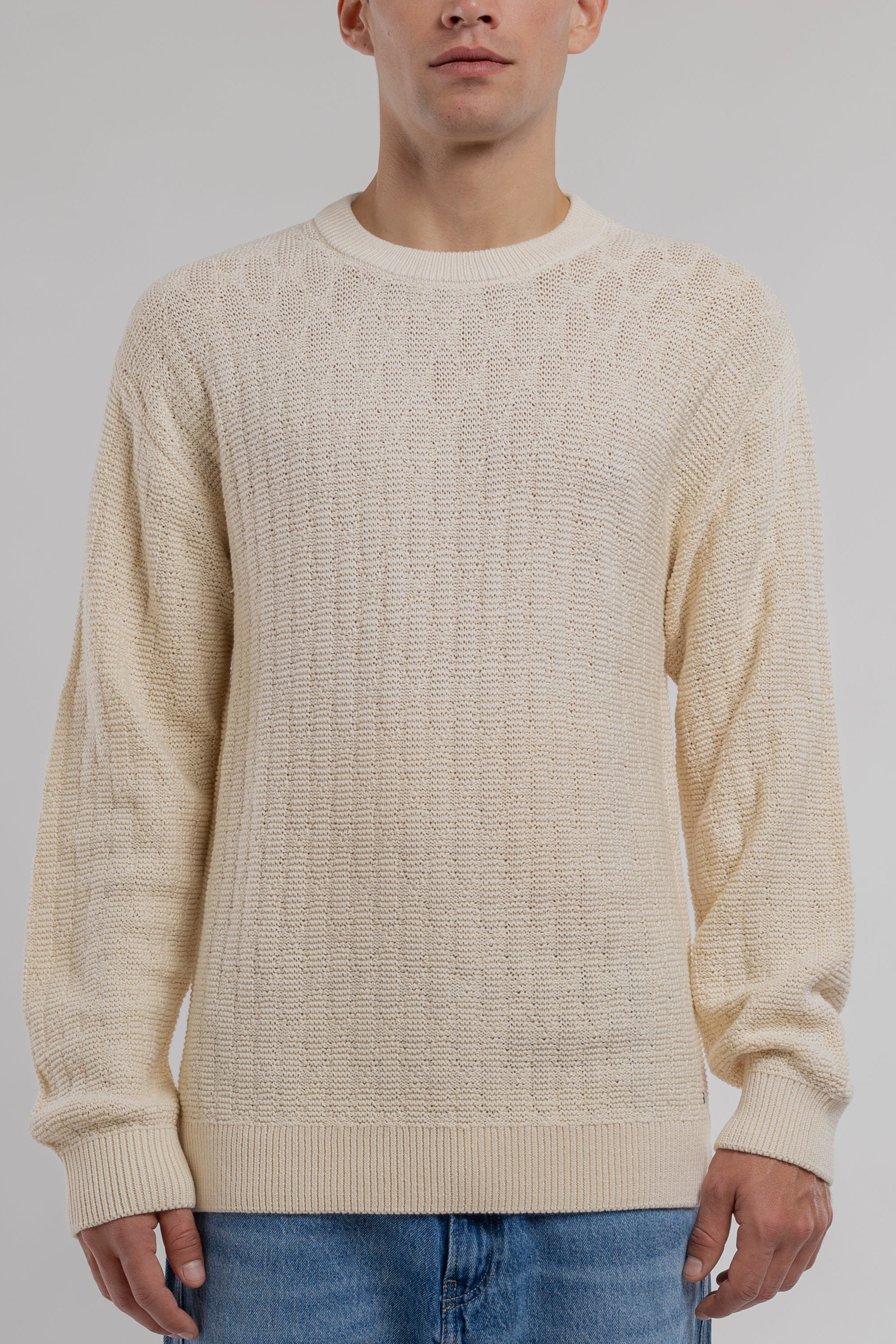 Teddy Smith P-Hario pull col rond cream
