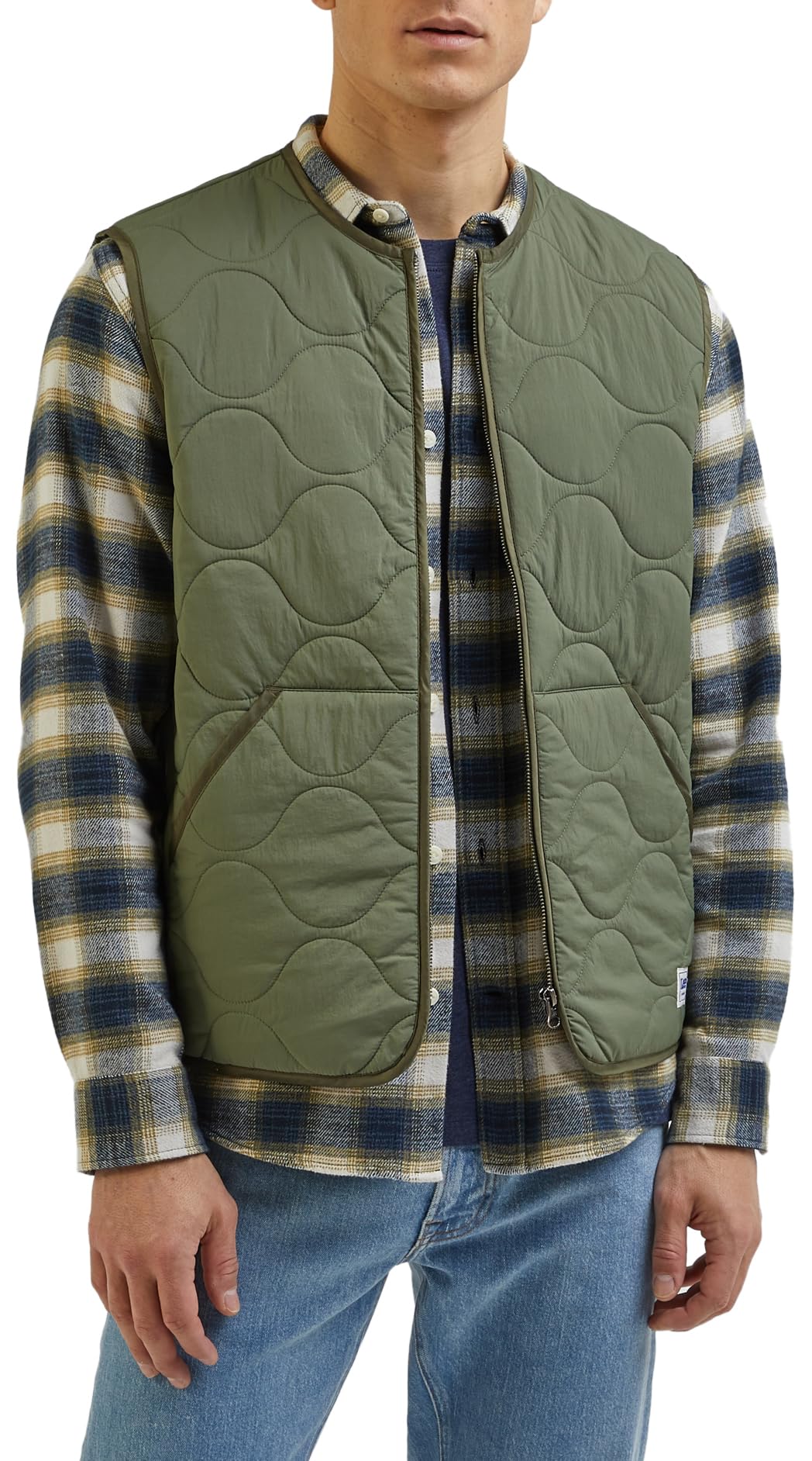 Lee Vest veste homme L olive coupe regular