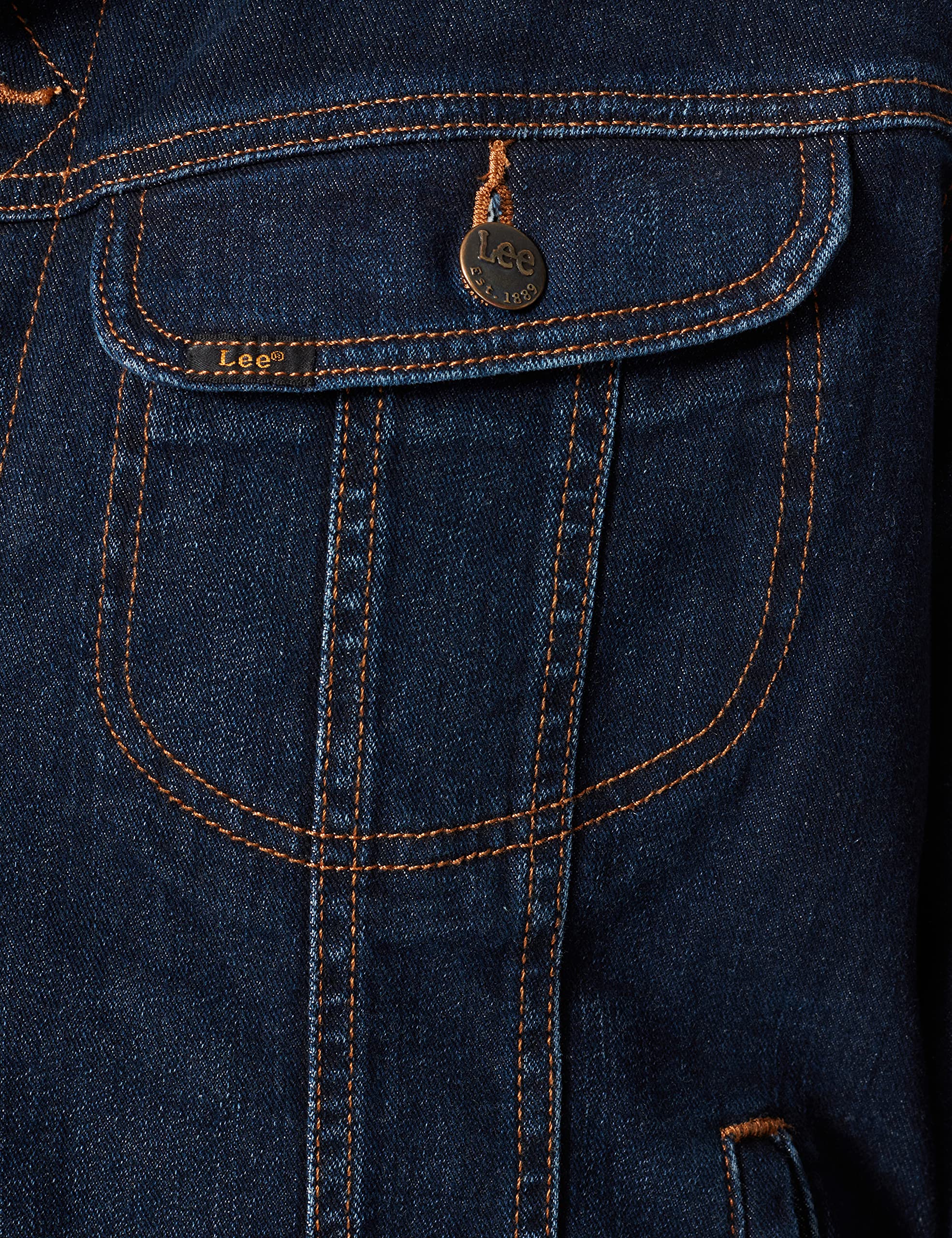 Lee Sherpa veste en jean Dark Sidney doublure sherpa