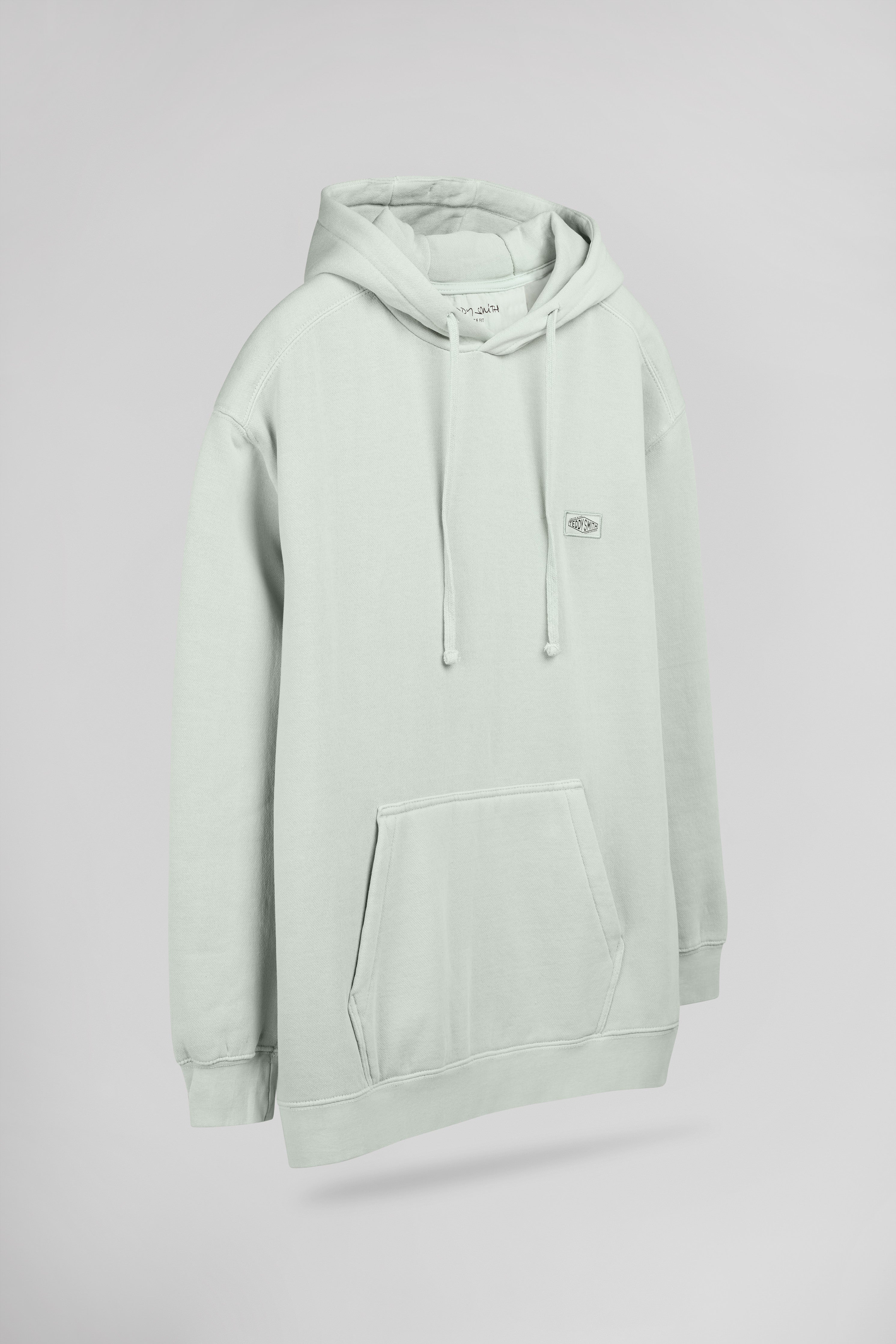 Teddy Smith S-Nateo Hoody sweat capuche vert sauge homme ample