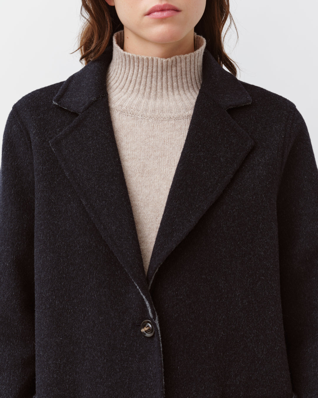DIEGA Maiko manteau réversible marine gris