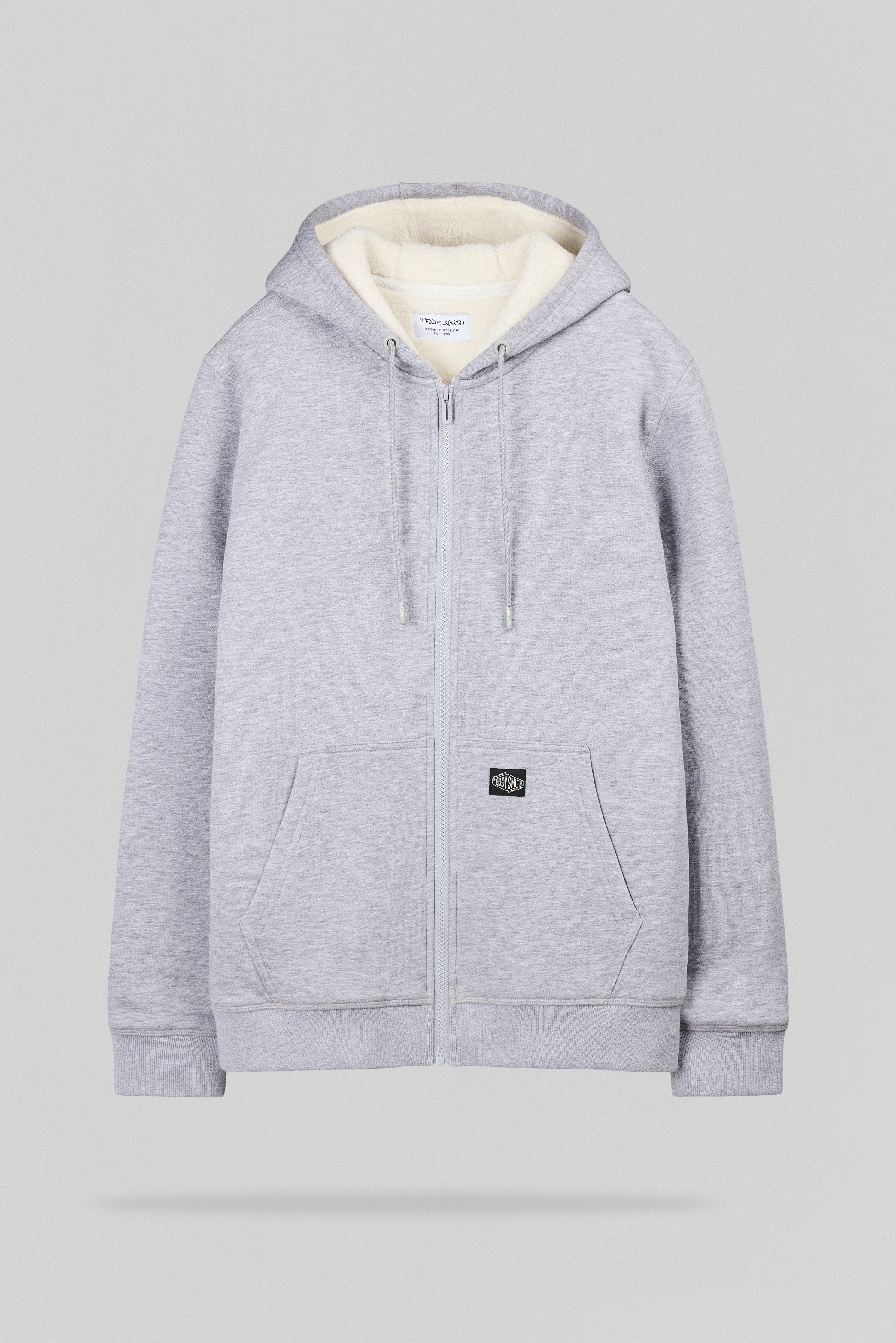 Teddy Smith G-Ony Hoody Zip gilet homme gris chiné