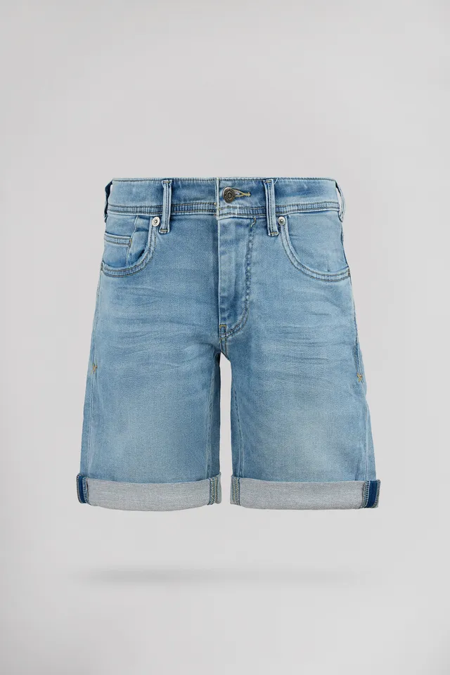 Teddy Smith Scotty 3 Jr bermuda garçon denim délavé