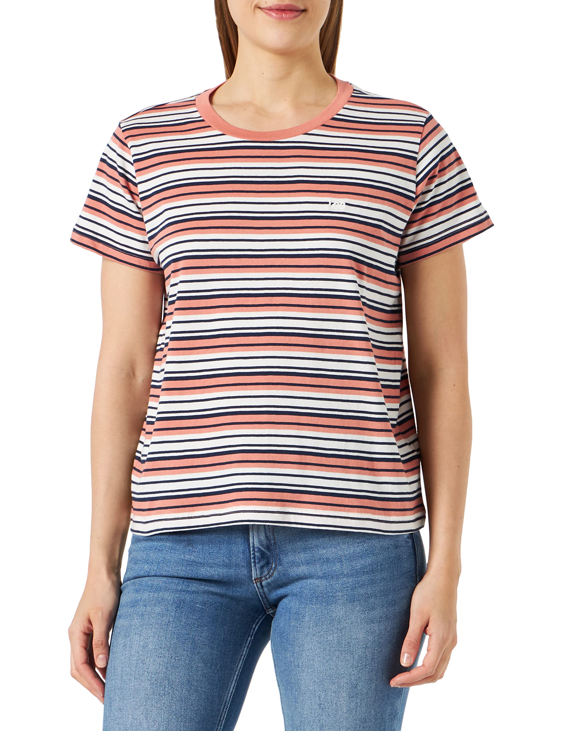 Lee Yarn Dye Stripe t-shirt femme rayé coton