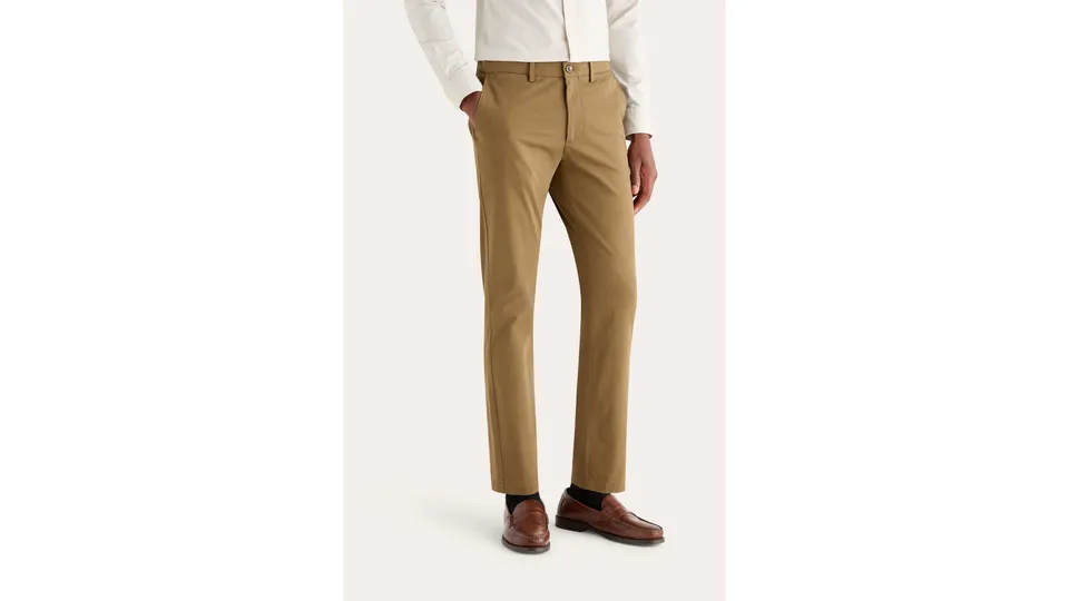 Dockers Crafted Khaki Slim Tapered chino vert stretch