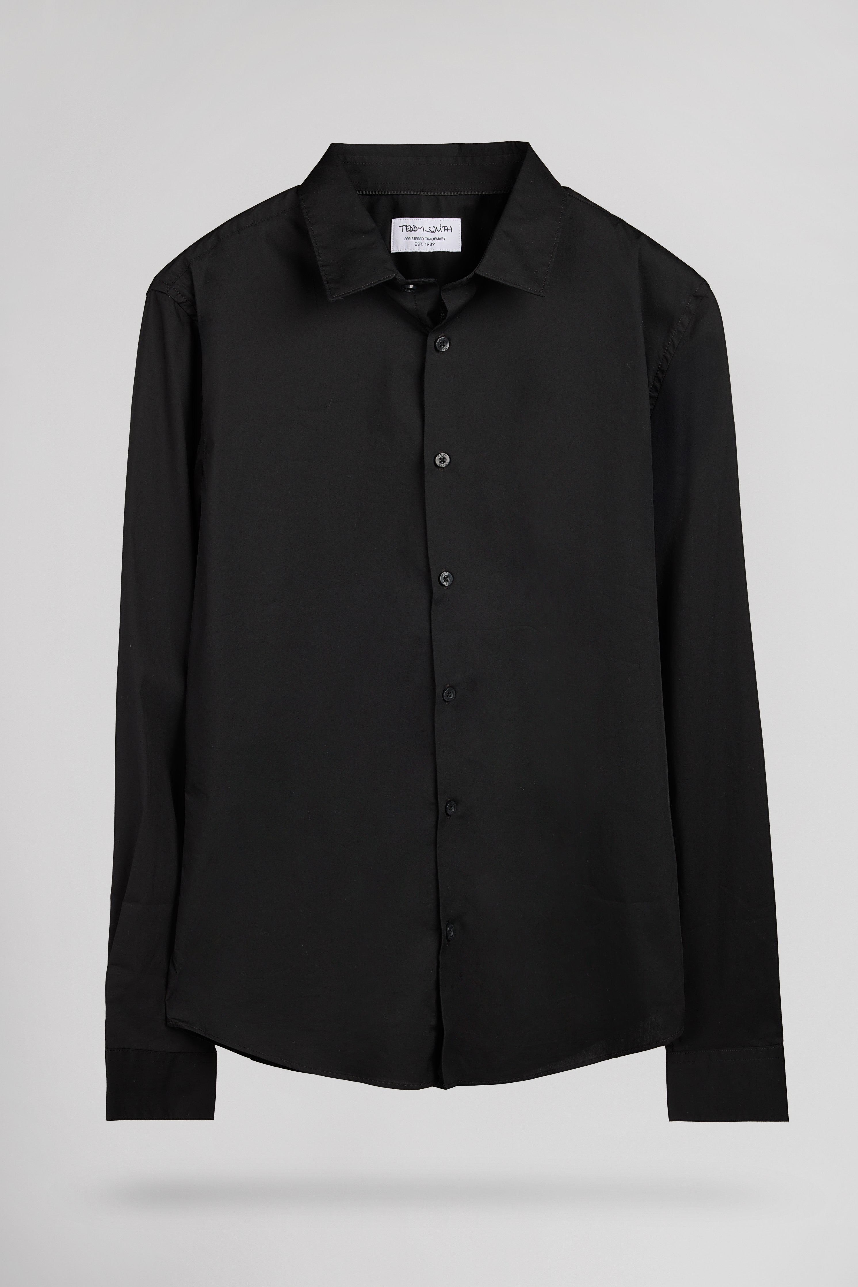 Teddy Smith C-Oswald ML chemise charbon stretch