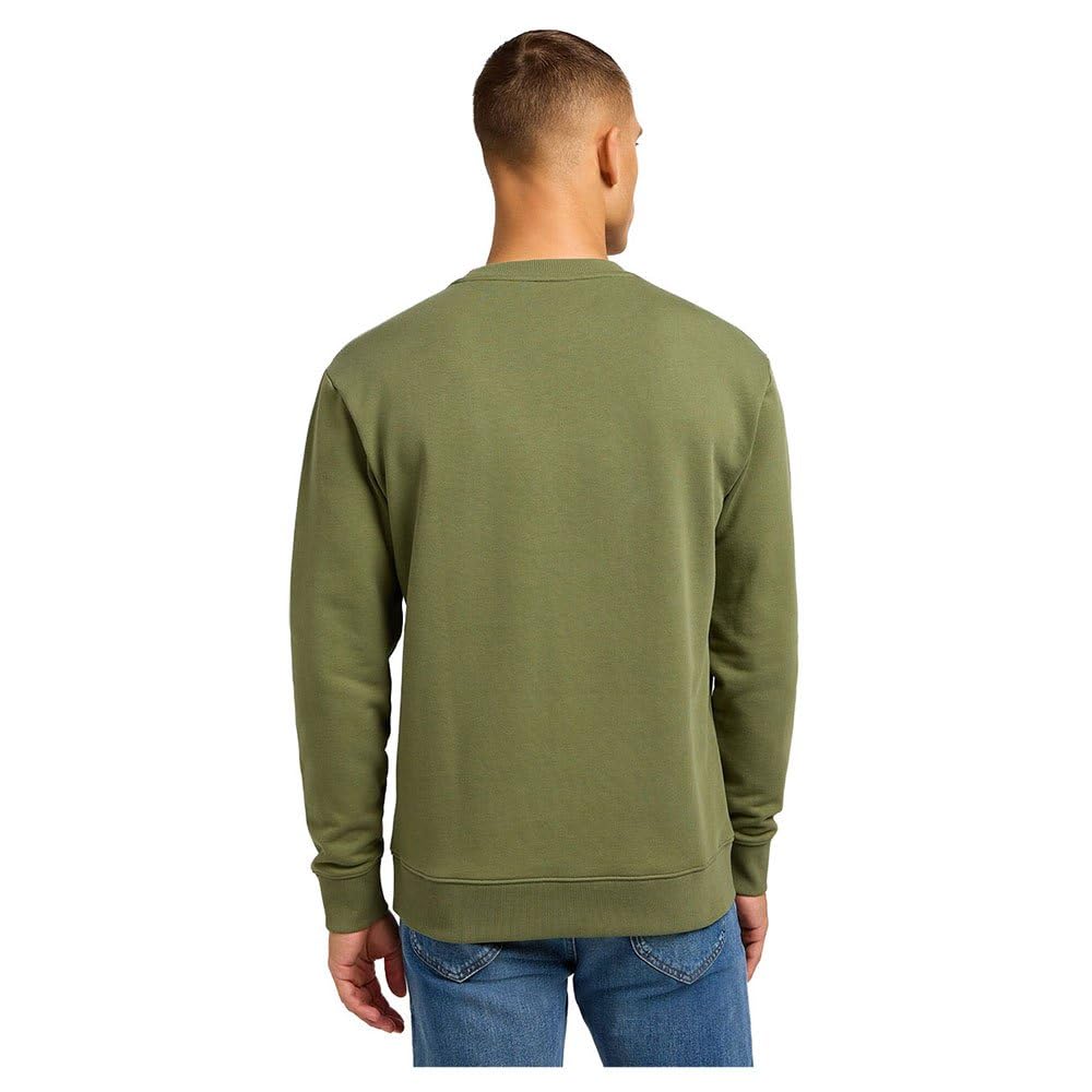 Lee Extreme Motion Sweat Homme Vert Coupe Regular