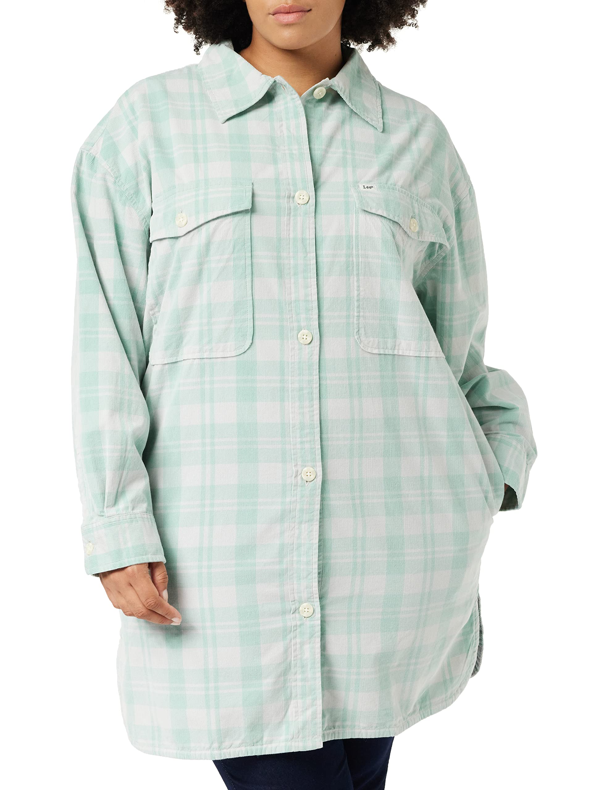 Lee Elongate t-shirt manches longues femme jade XXL