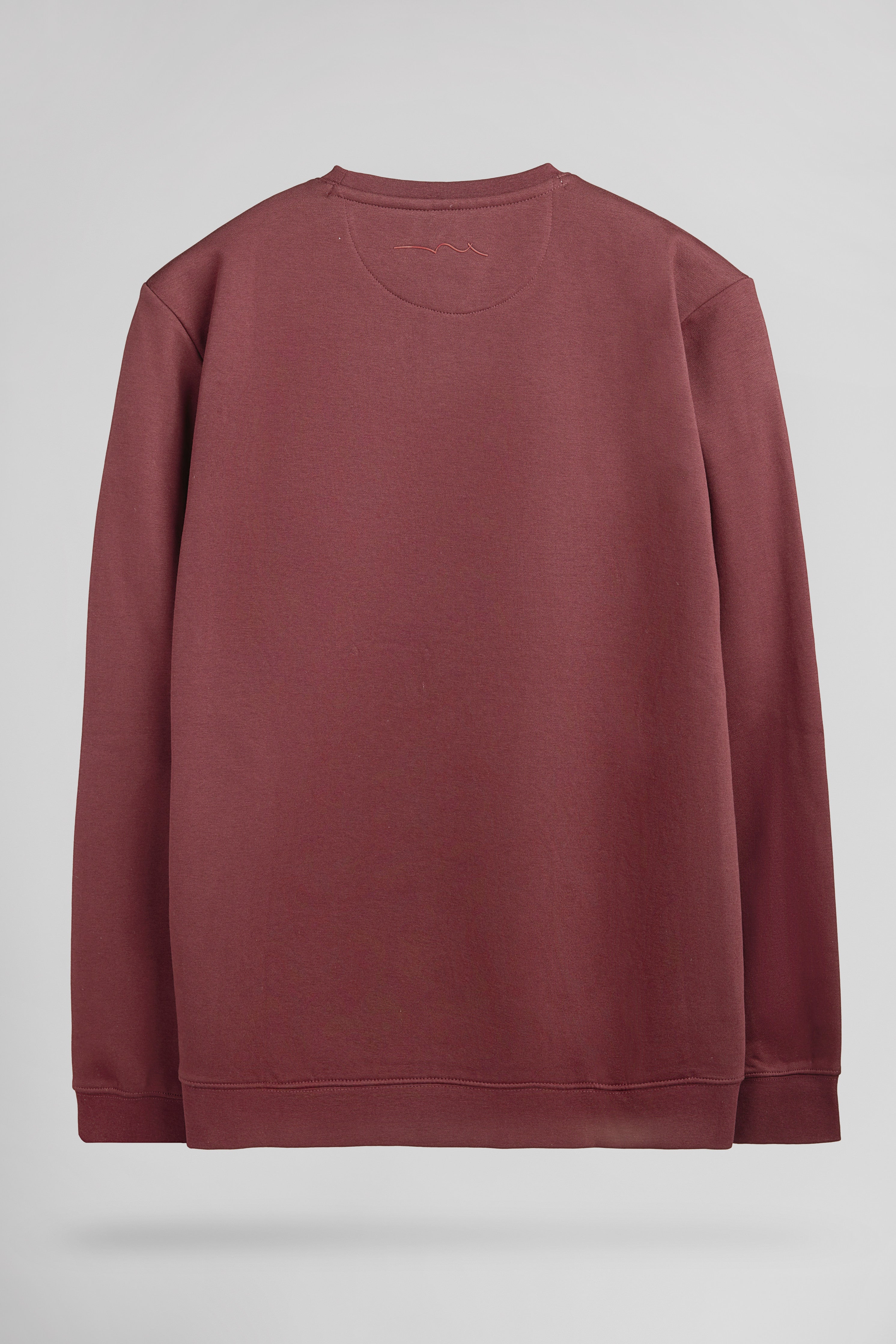 Teddy Smith S-Nark sweat col rond framboise foncé homme