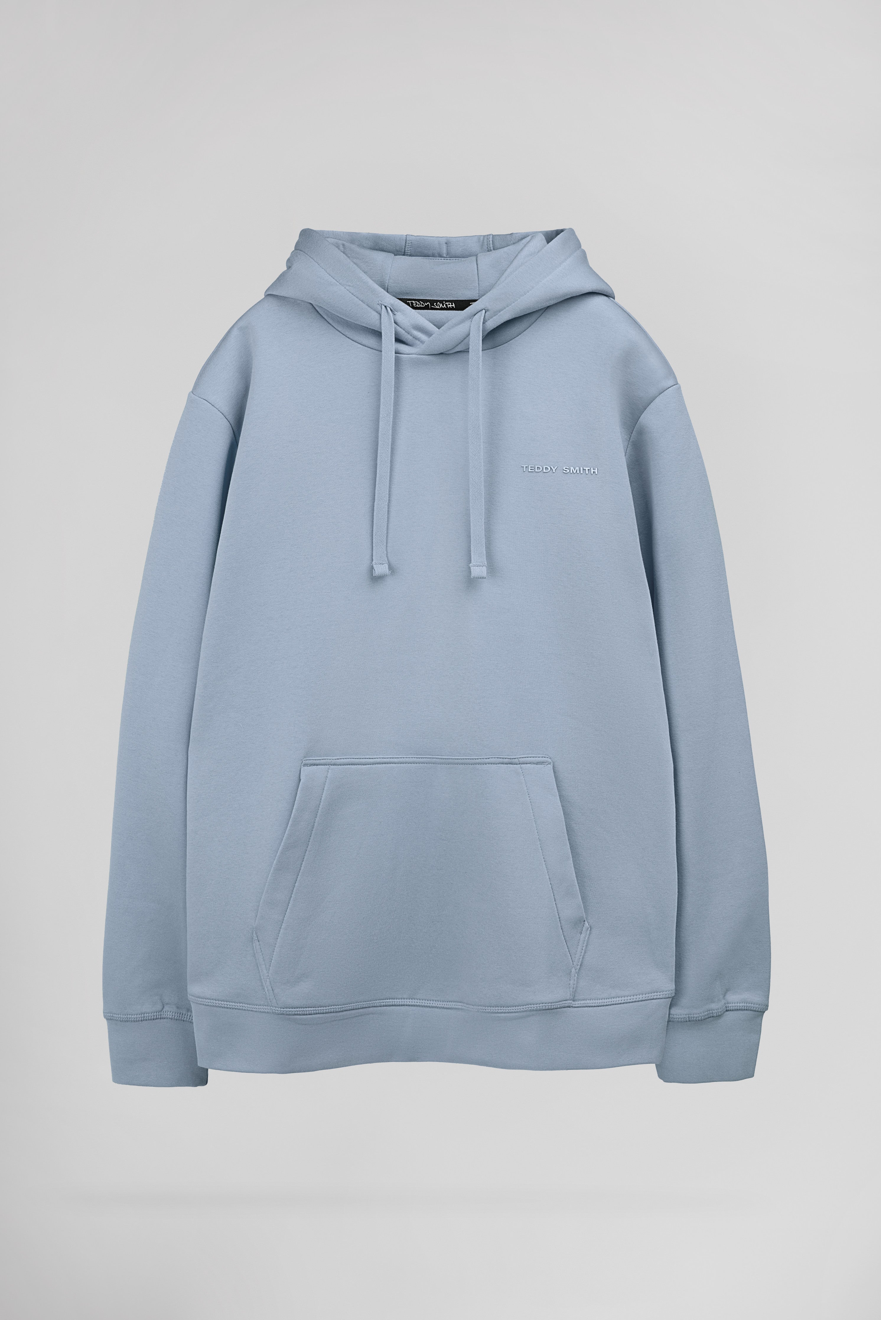 Teddy Smith S-Nark Hoody sweat capuche bleu minéral