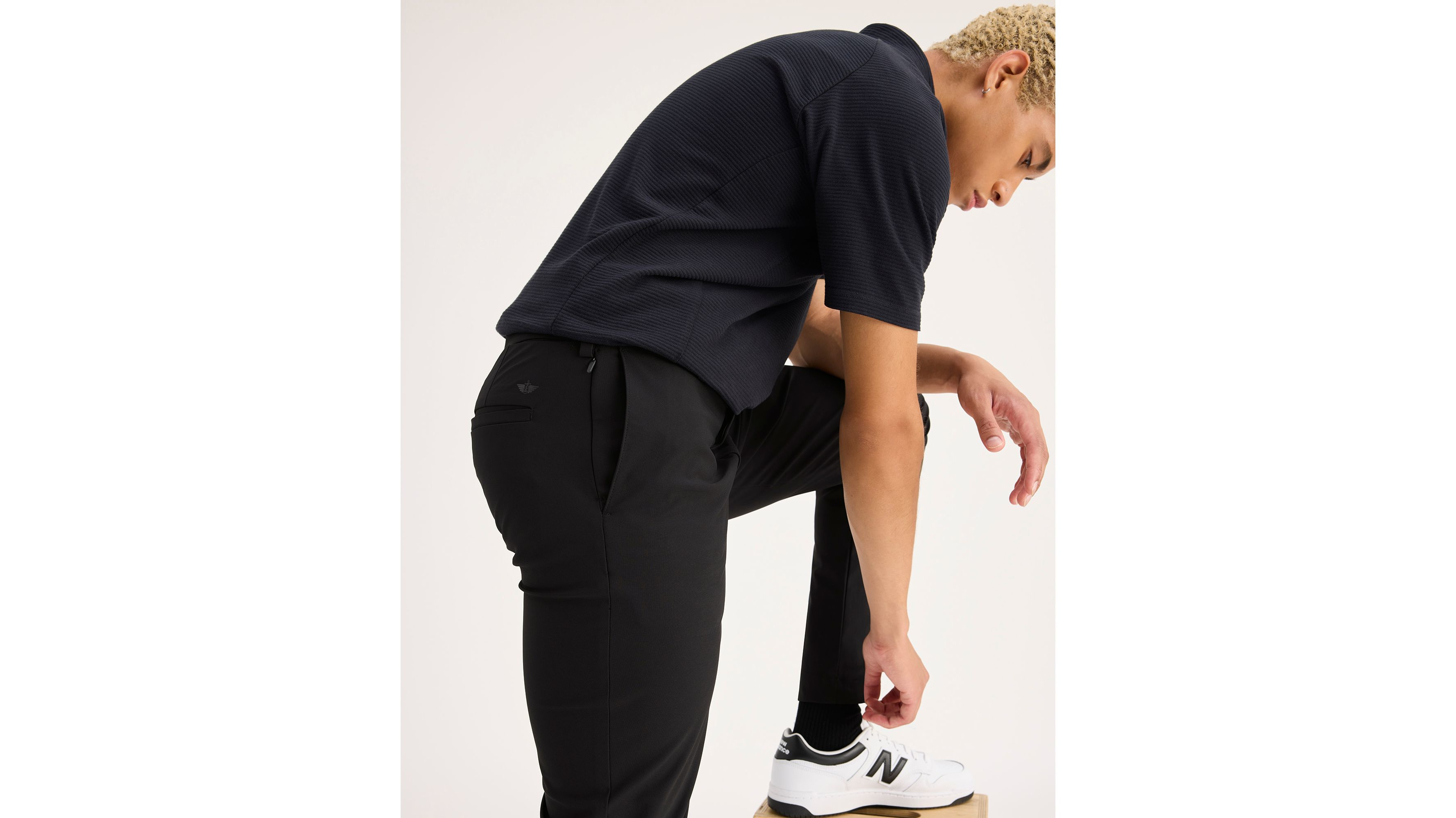 Dockers Go Airweave Chino Slim Homme Noir Respirant