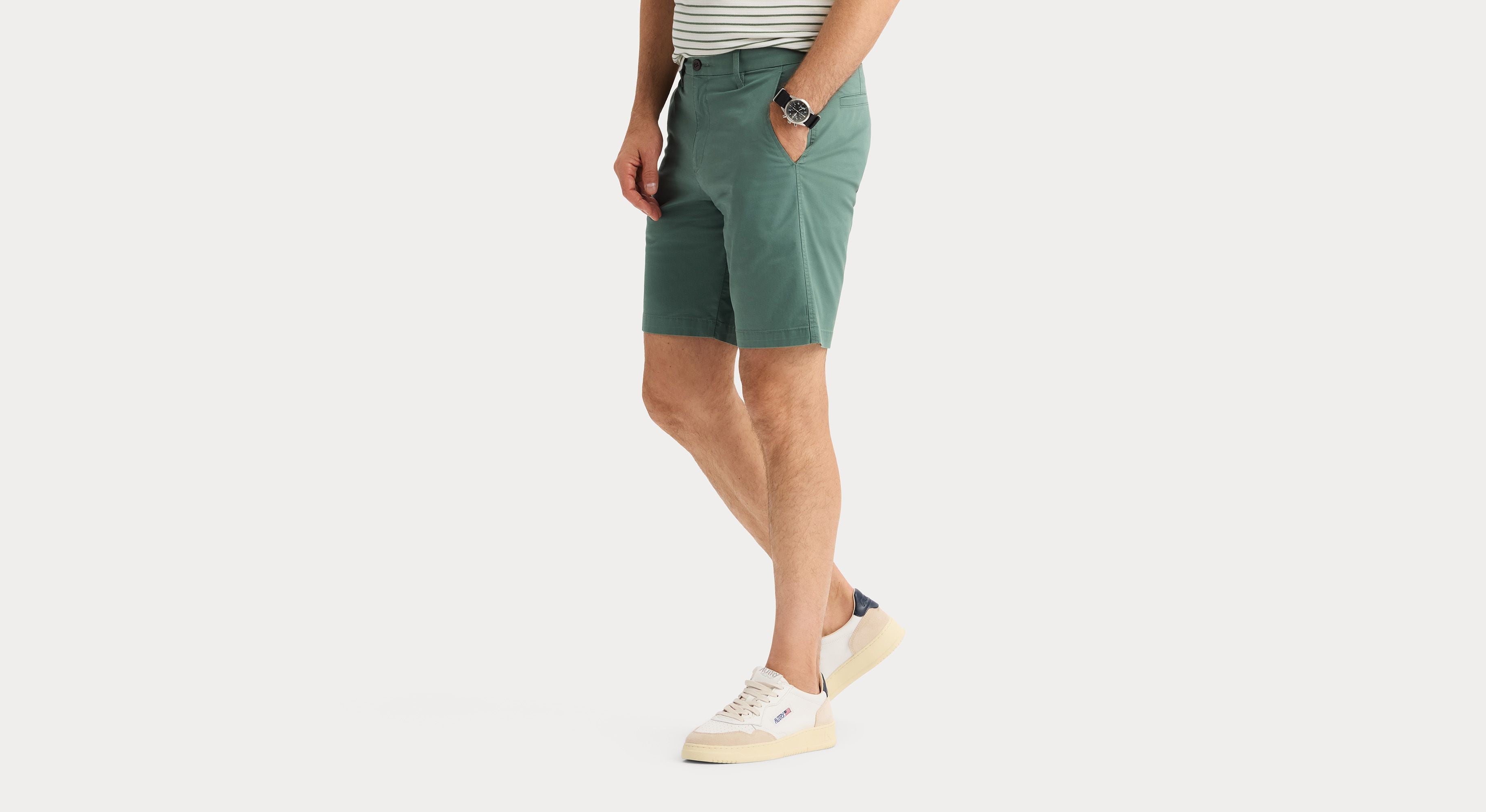 Dockers Ultimate Shorts short homme vert coupe droite