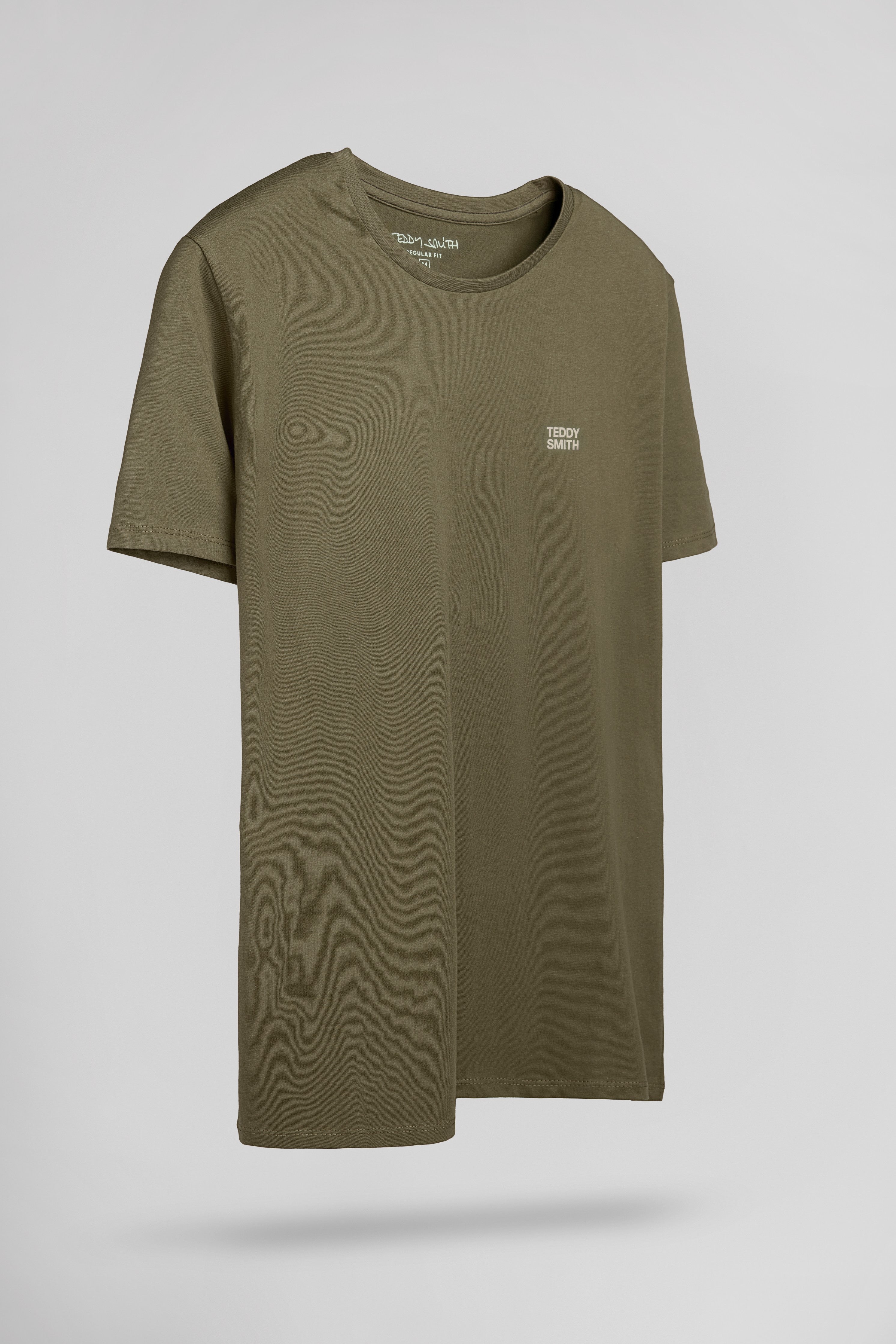 Teddy Smith The Tee 1 MC t-shirt dusty kaki coton