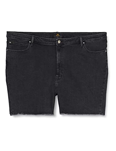 Lee Boyfriend short femme noir grande taille denim