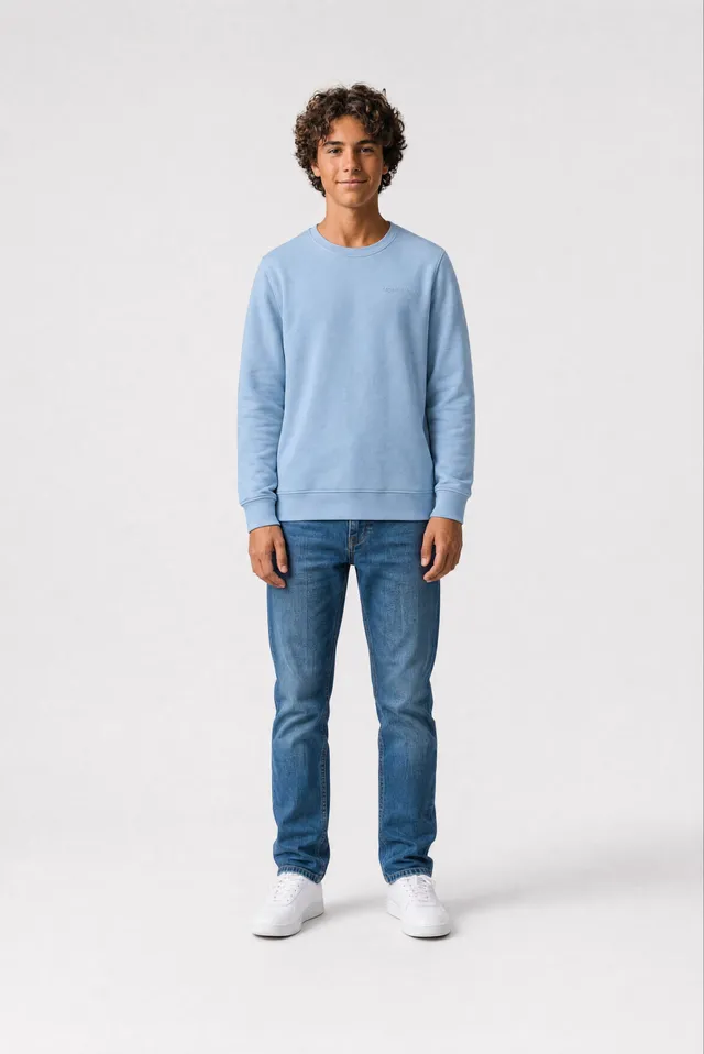 Teddy Smith S-Nark RC sweat bleu minéral garçon