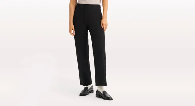 Dockers Go AceFlex pantalon droit noir femme taille haute