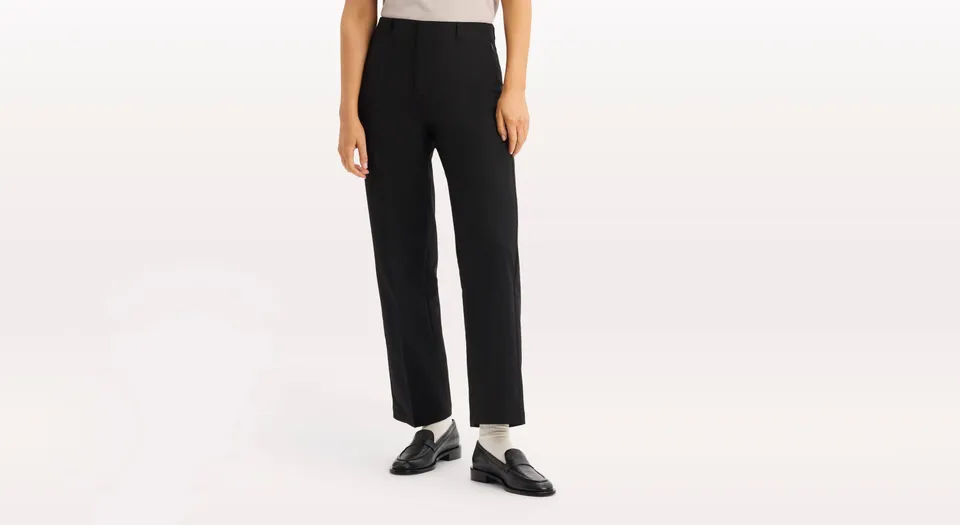 Dockers Go AceFlex pantalon droit noir femme taille haute