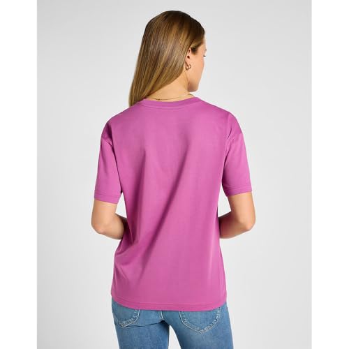 Lee SS Relaxed Graphic Tee t-shirt femme lotus L