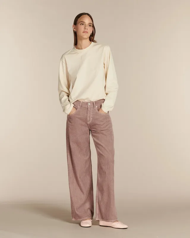 Labdip River Corduroy Dye pantalon velours wisteria coton