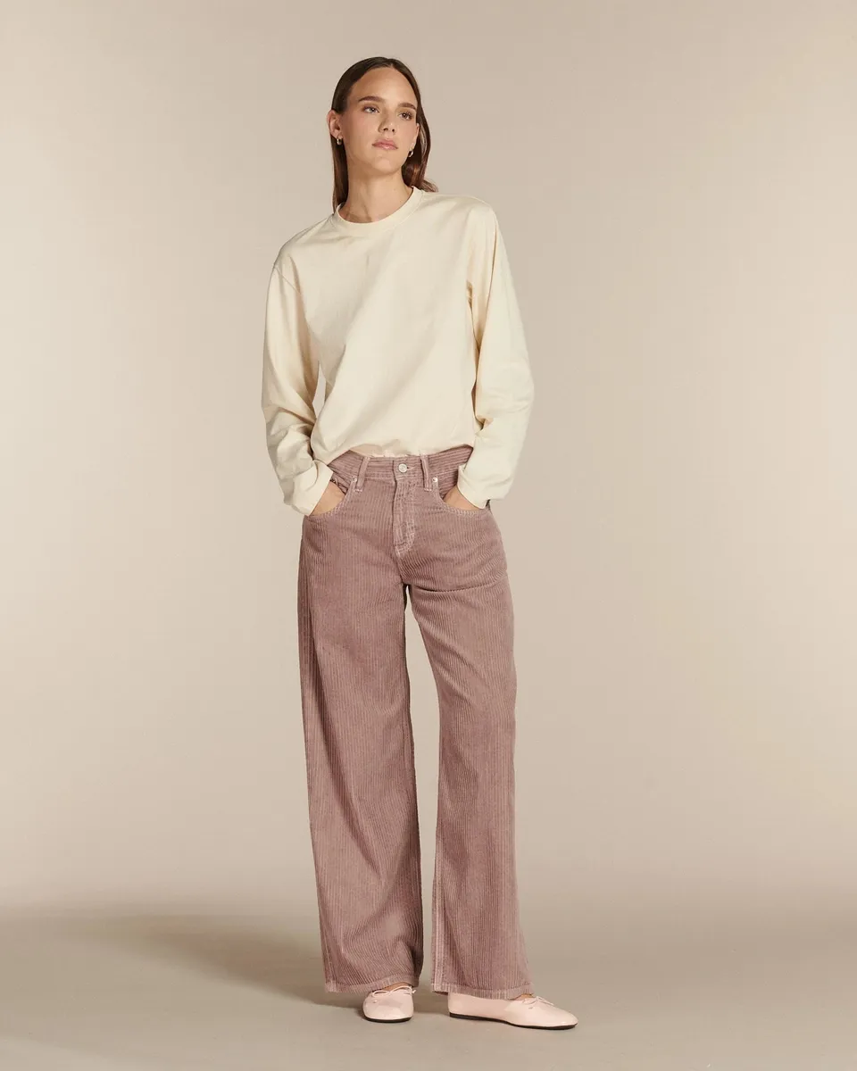 Labdip River Corduroy Dye pantalon velours wisteria coton