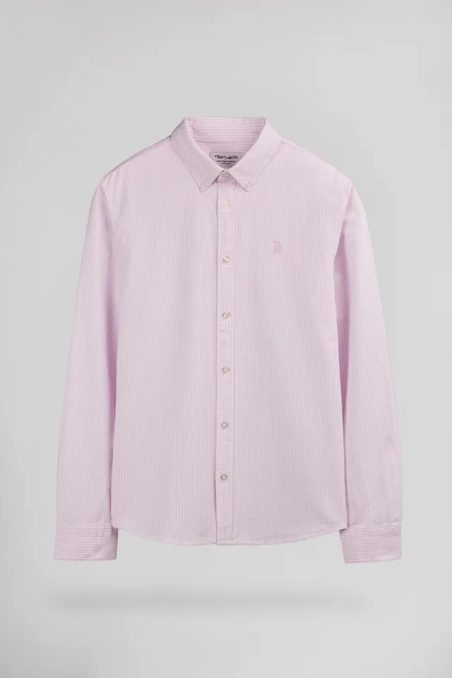 Teddy Smith C-Stanley ML Pink Shirt chemise homme