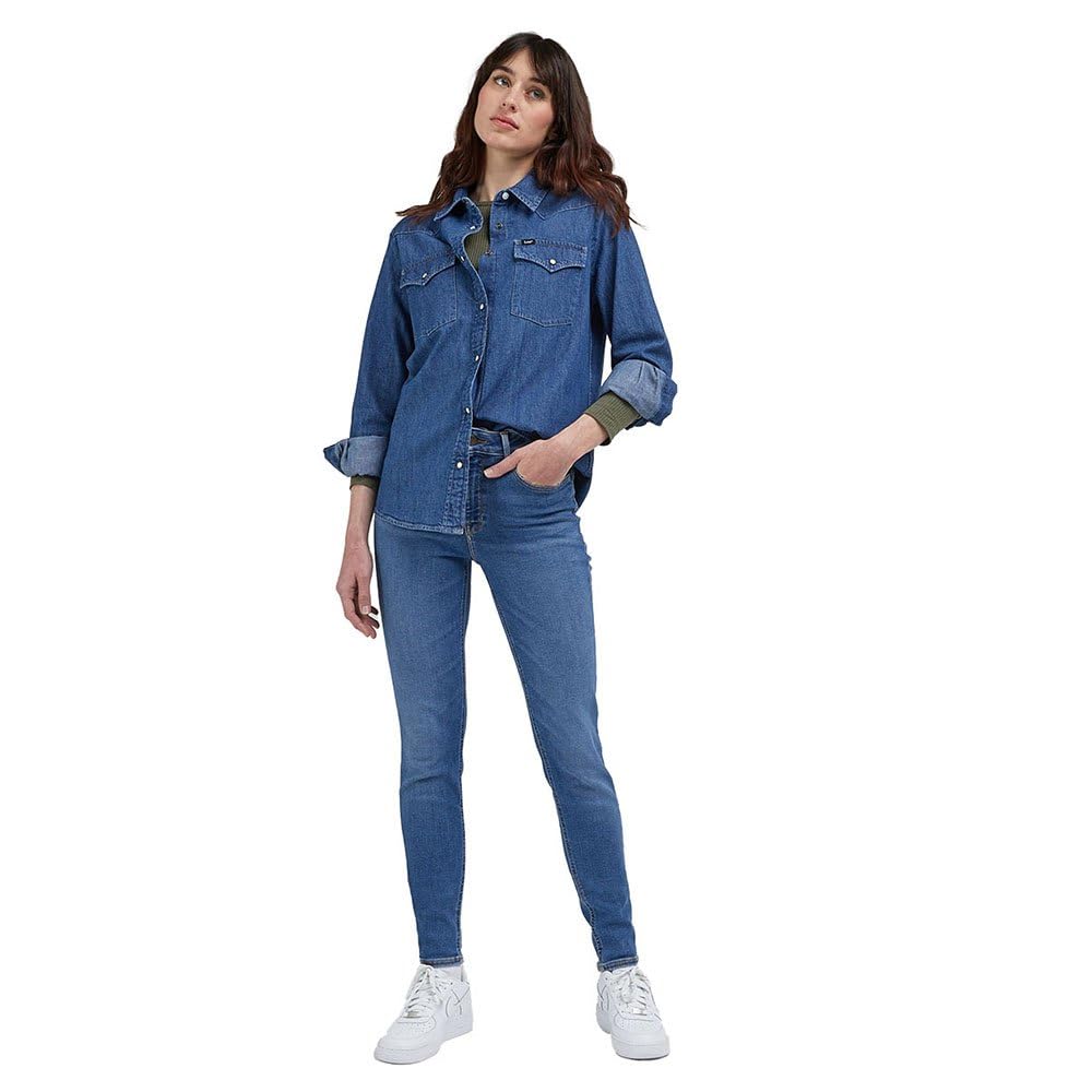 Lee Foreverfit jean femme bleu 26W 31L denim