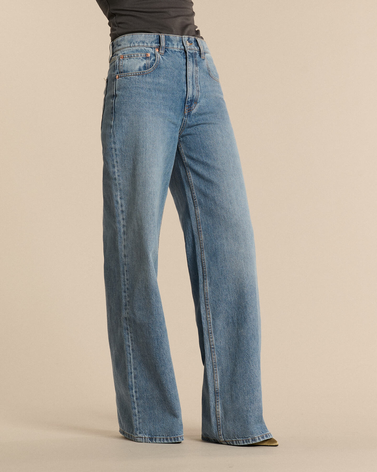 Labdip Winona Echo Blue IN 33 jean large délavé