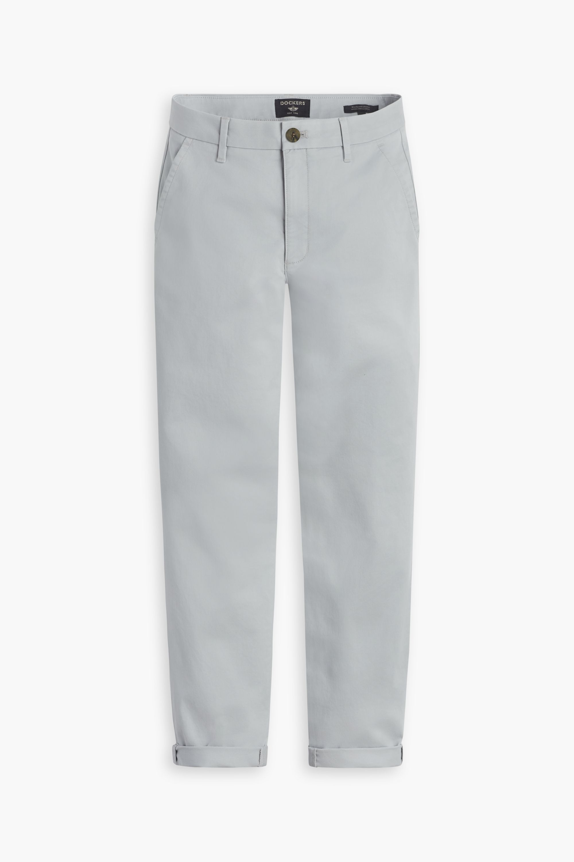 Dockers Weekend Chino Slim Fit pantalon gris long