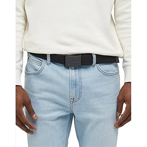 Lee Ceinture Toile Homme Noir 95 cm Élastique